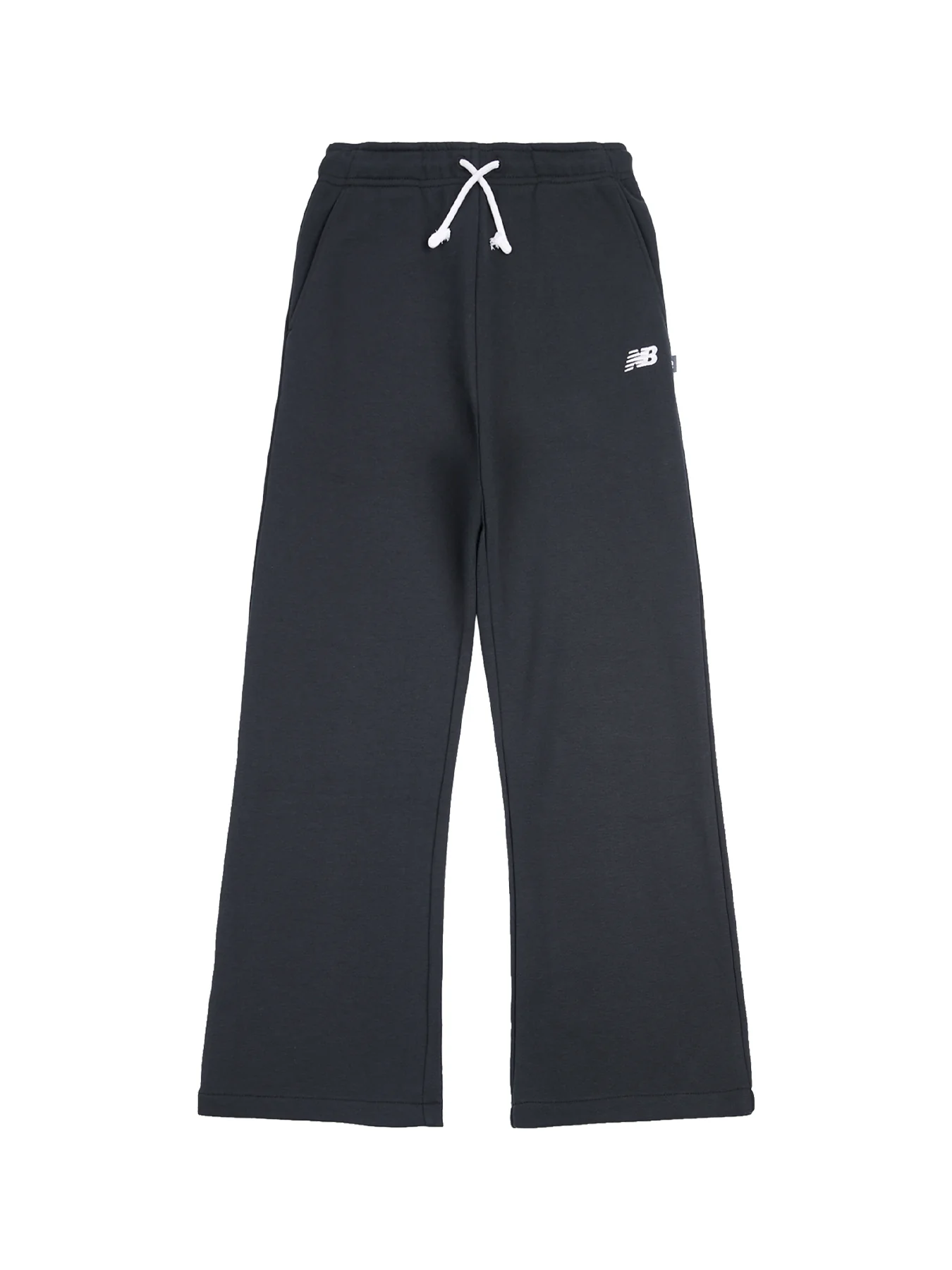 Kids' Wide Leg Logo Joggers Black
