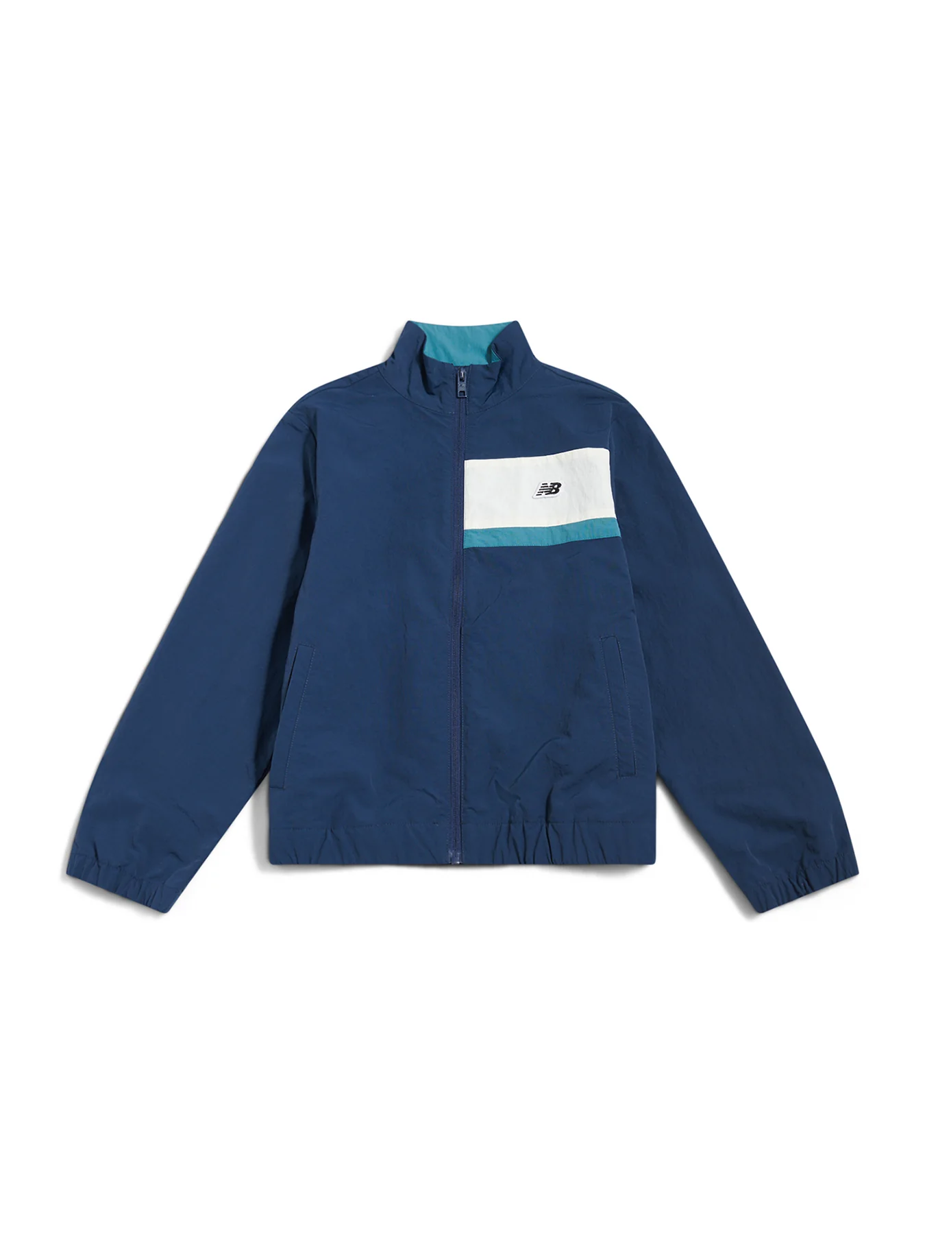 Kids' Premium Panelled Track Jacket Navy - Image 5