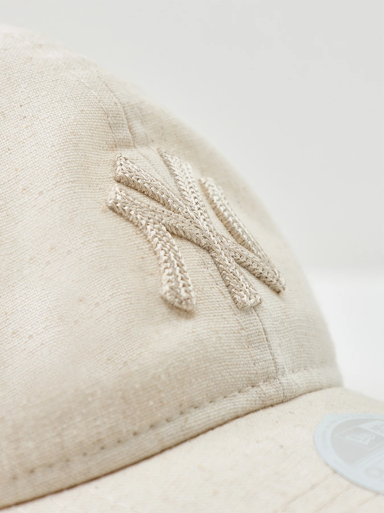 New York Yankees Linen Cap Cream - Image 3