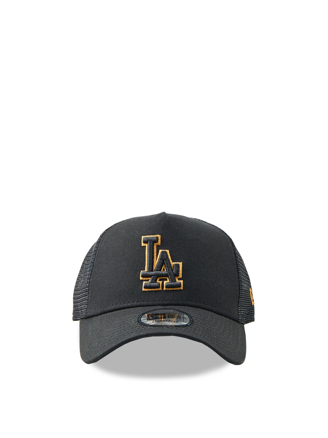 Outline Trucker Cap Black