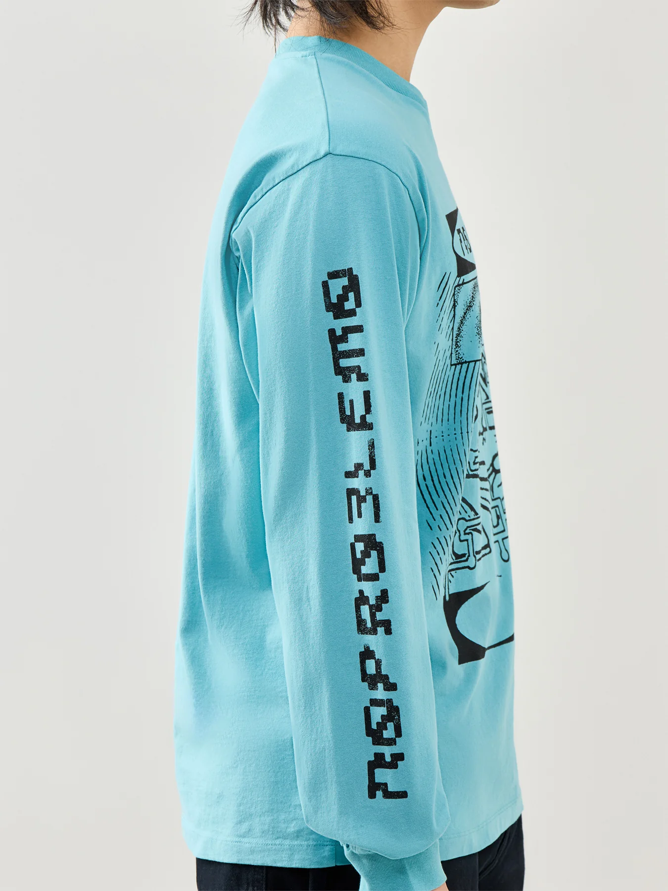 Braniac Long-Sleeve T-Shirt Blue - Image 3