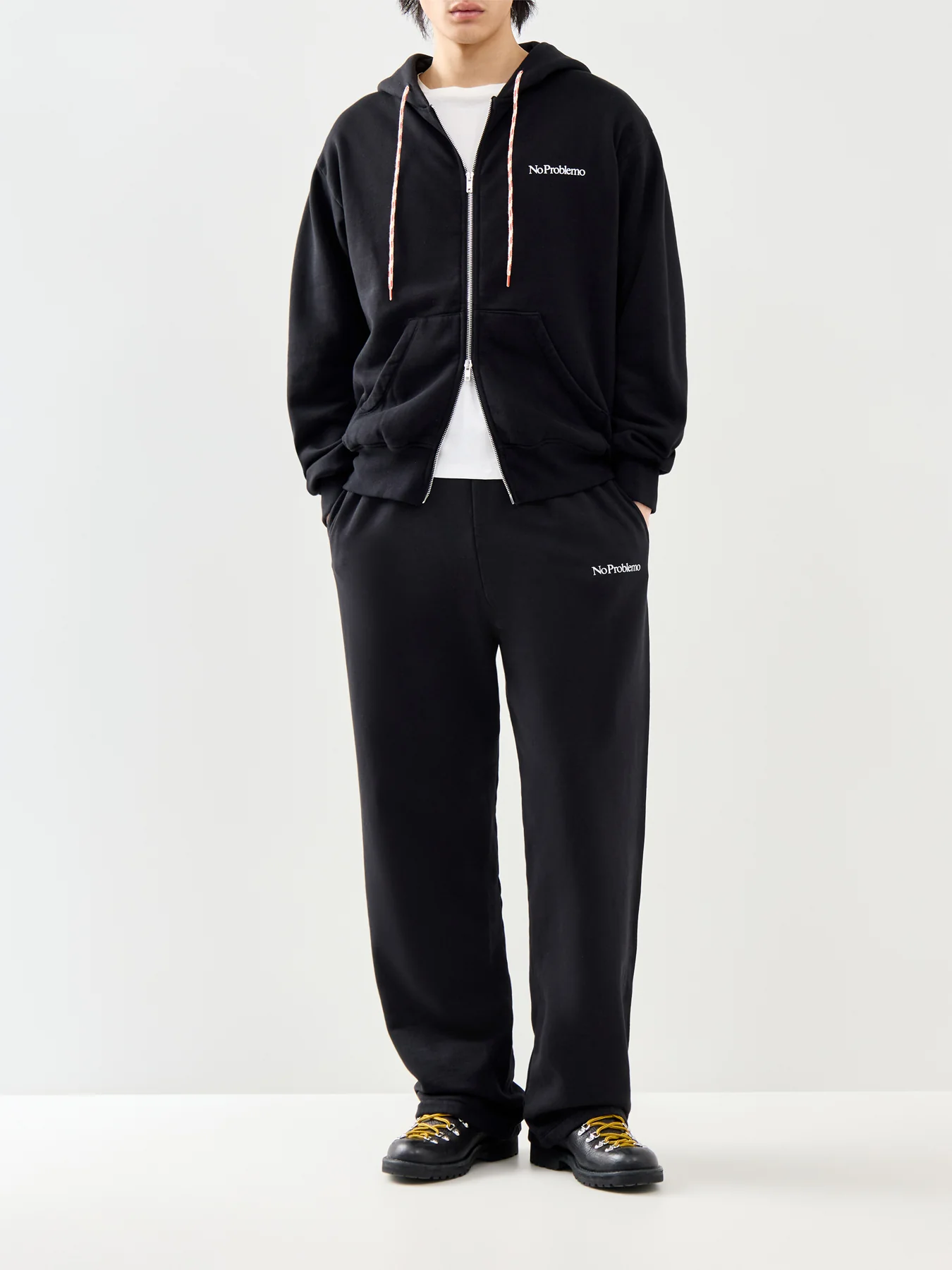 Mini Problemo Straight Leg Sweatpants Black - Image 2