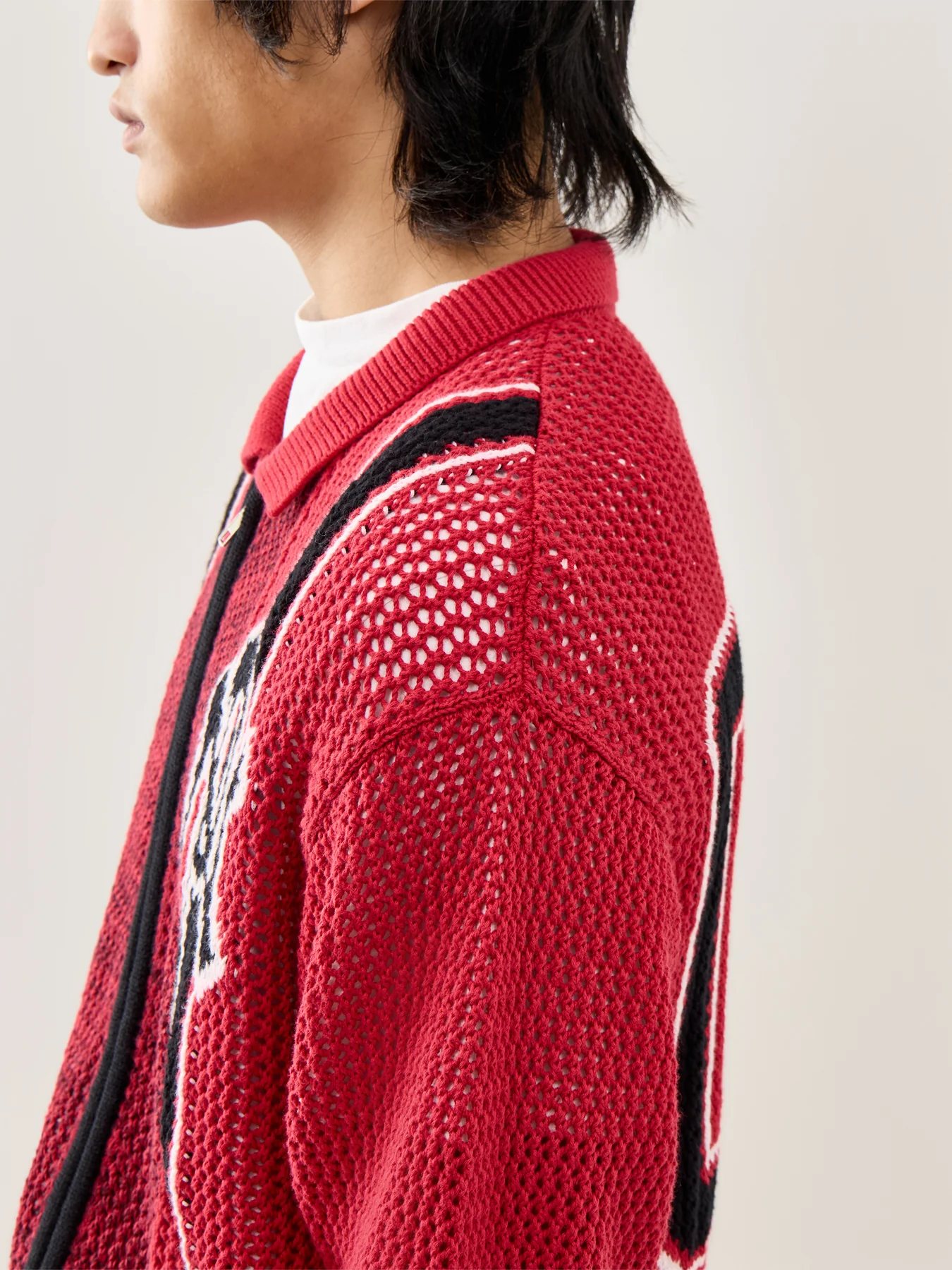 NYP Sports Crochet Jumper Red - Image 3