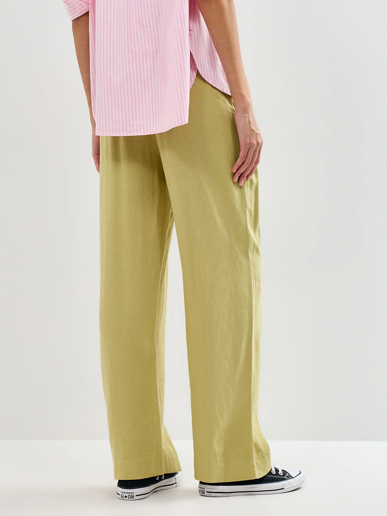 Fosse Wide Leg Trousers Green - Image 5