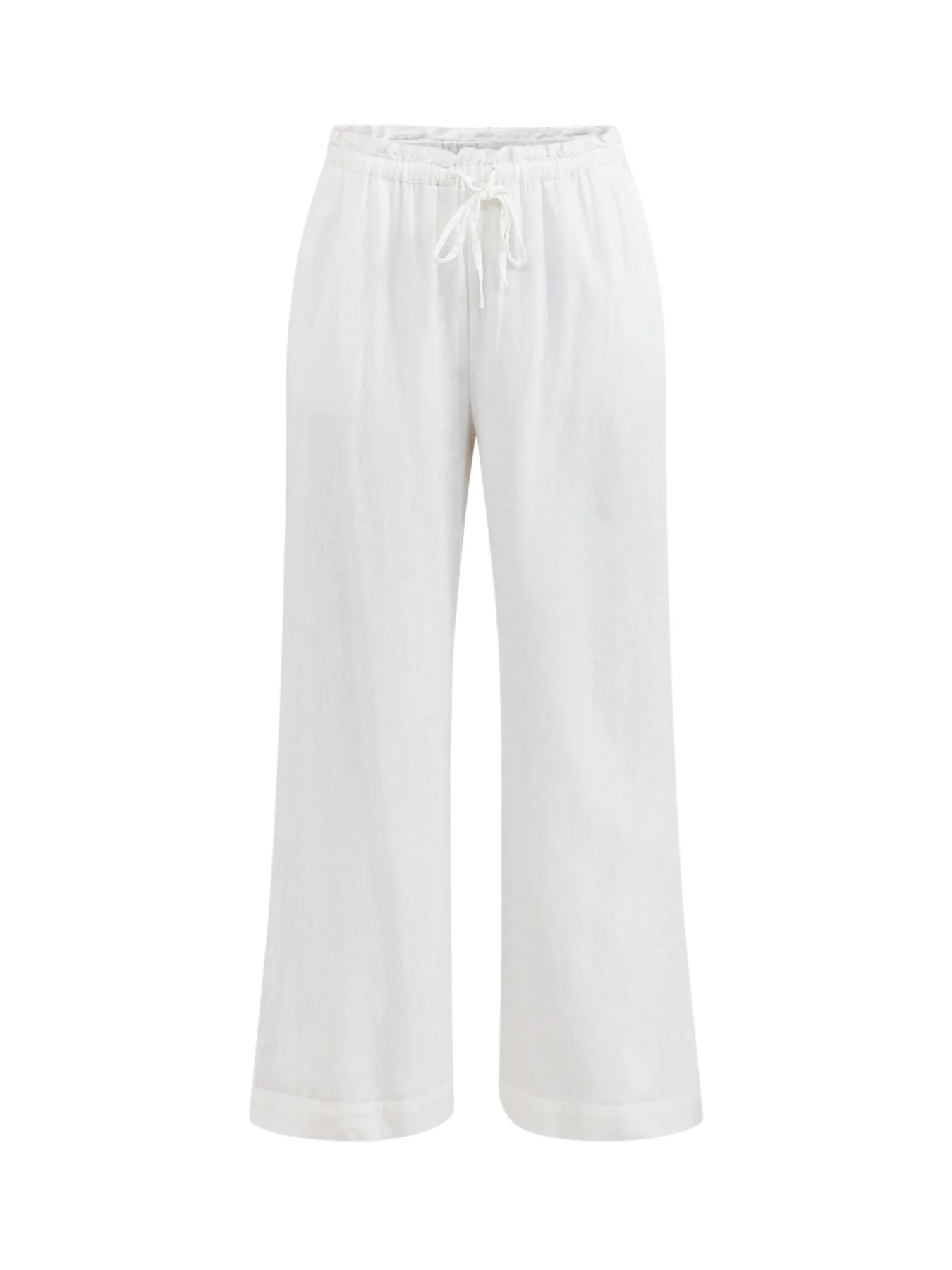Fosse Wide Leg Trousers White