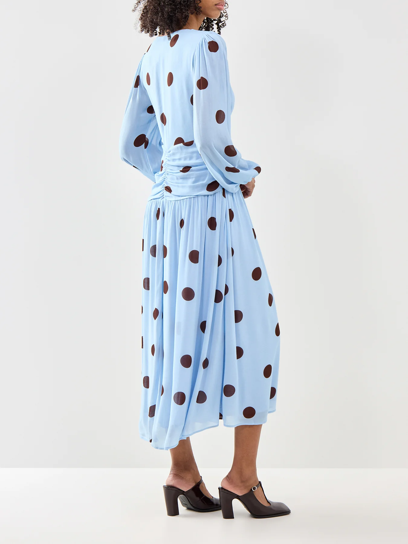 Luna Midaxi Dress Blue - Image 5