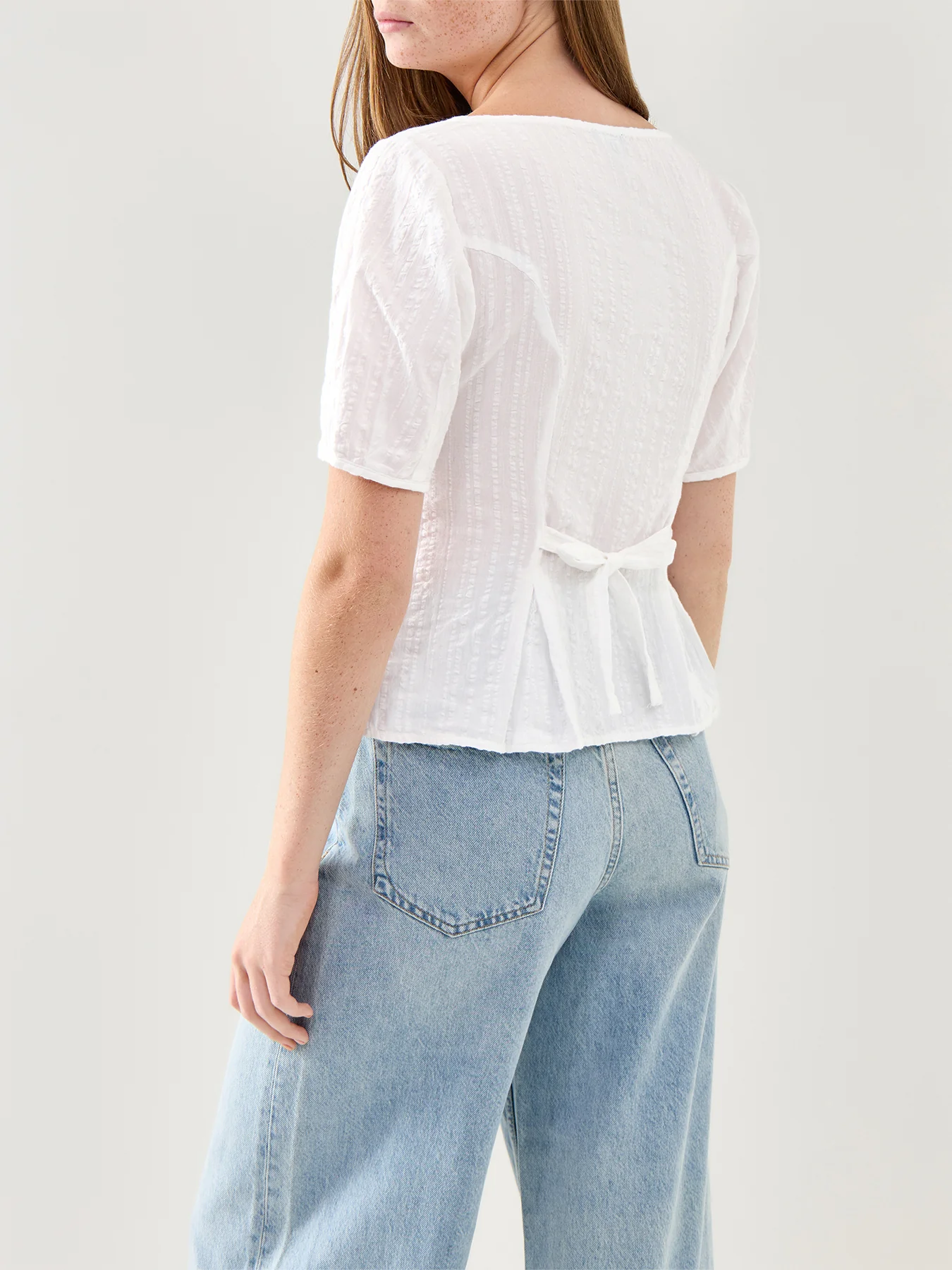 Minerva Top White Organic Cotton - Image 5