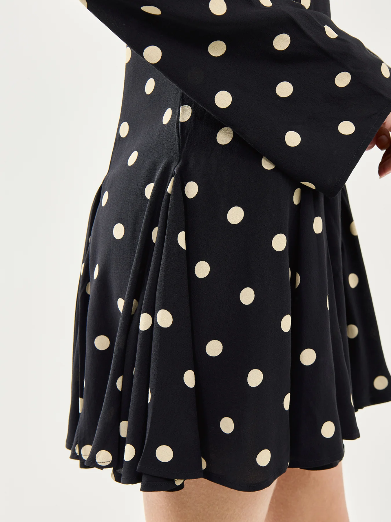 Paris Mini Dress Black - Image 3
