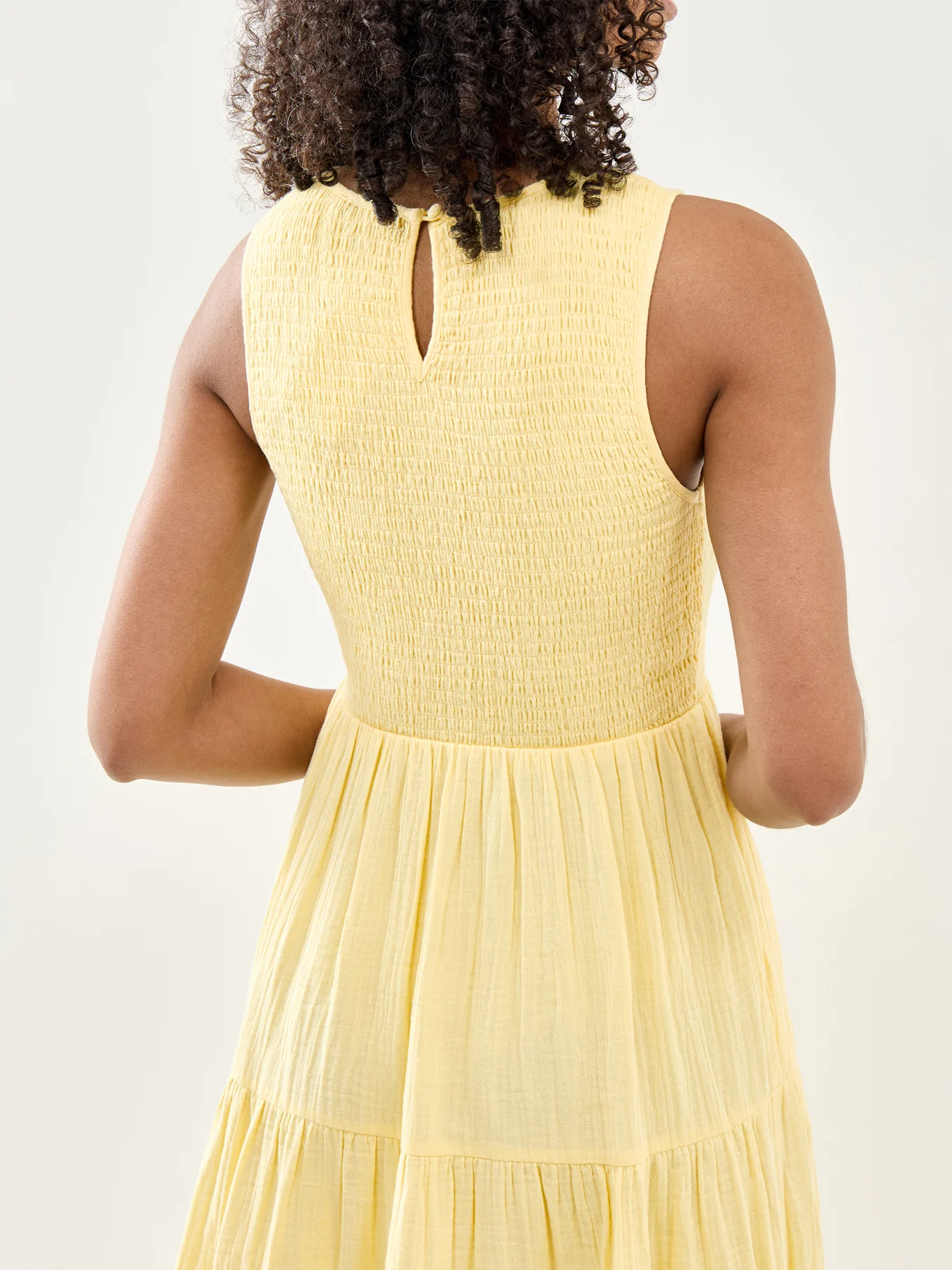Sleeveless Charlie Midaxi Dress Yellow - Image 3