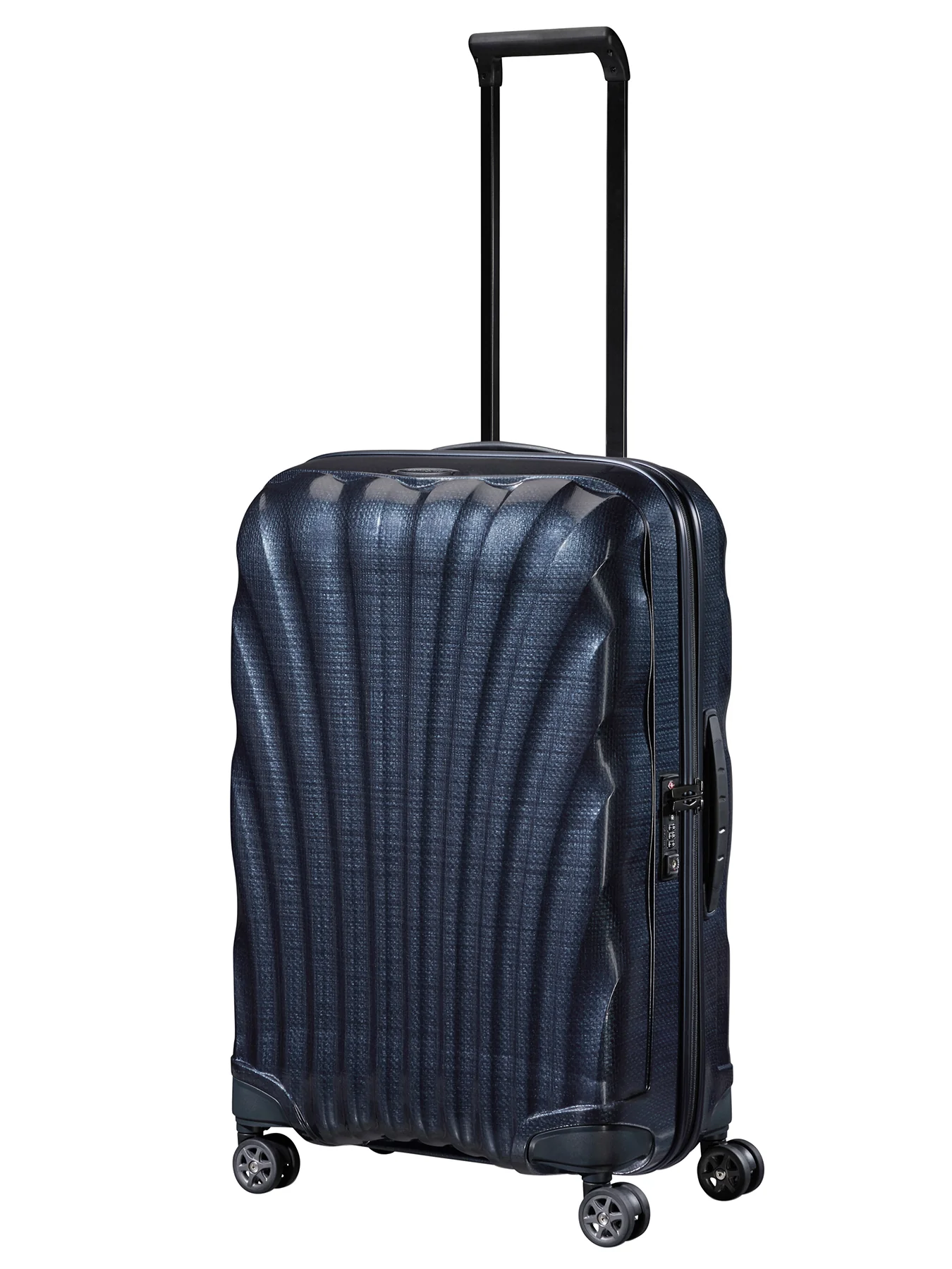 C Lite Spinner Medium Suitcase Blue - Image 3