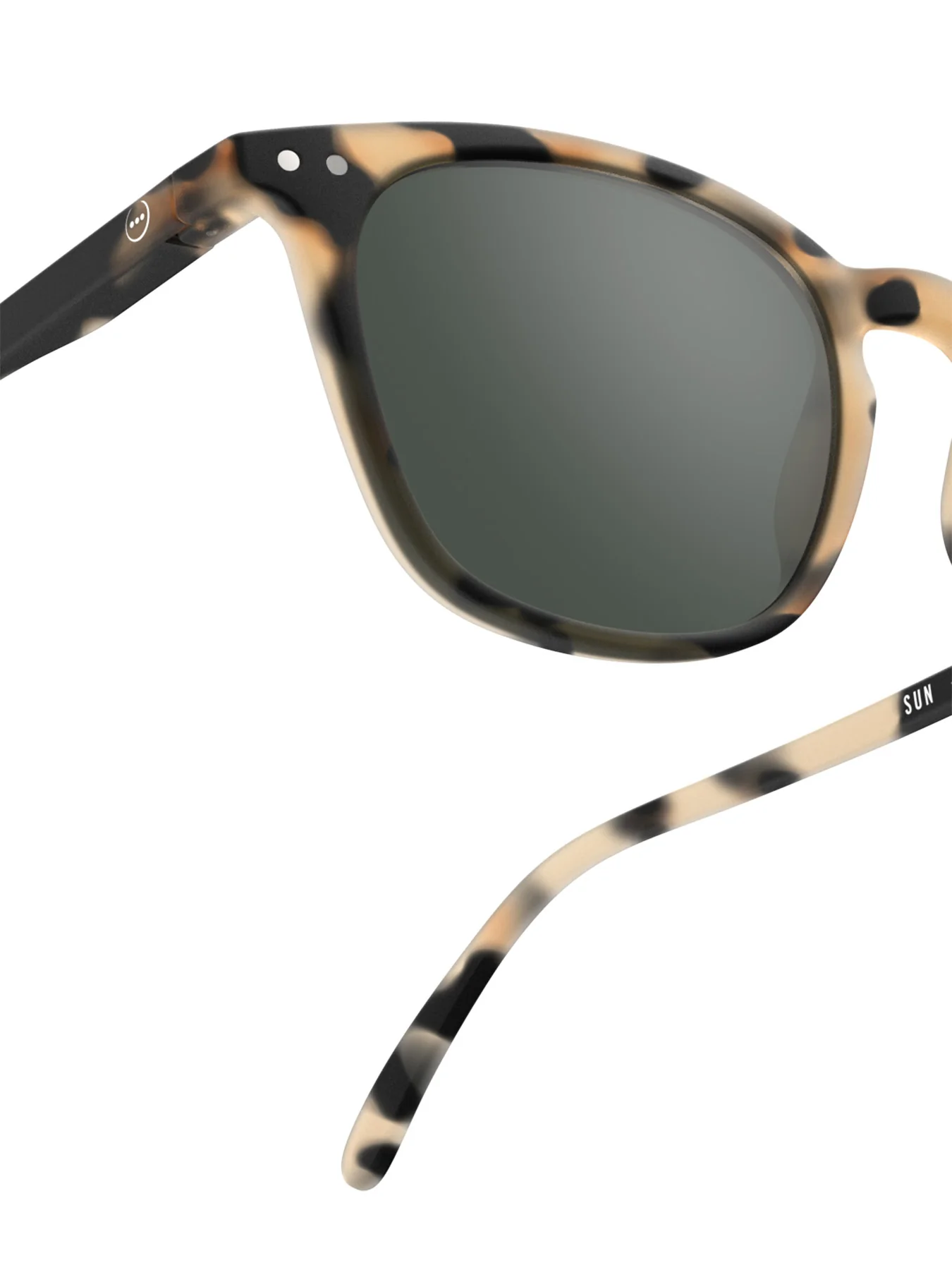 #E SUN Sunglasses Light Tortoise Brown - Image 3