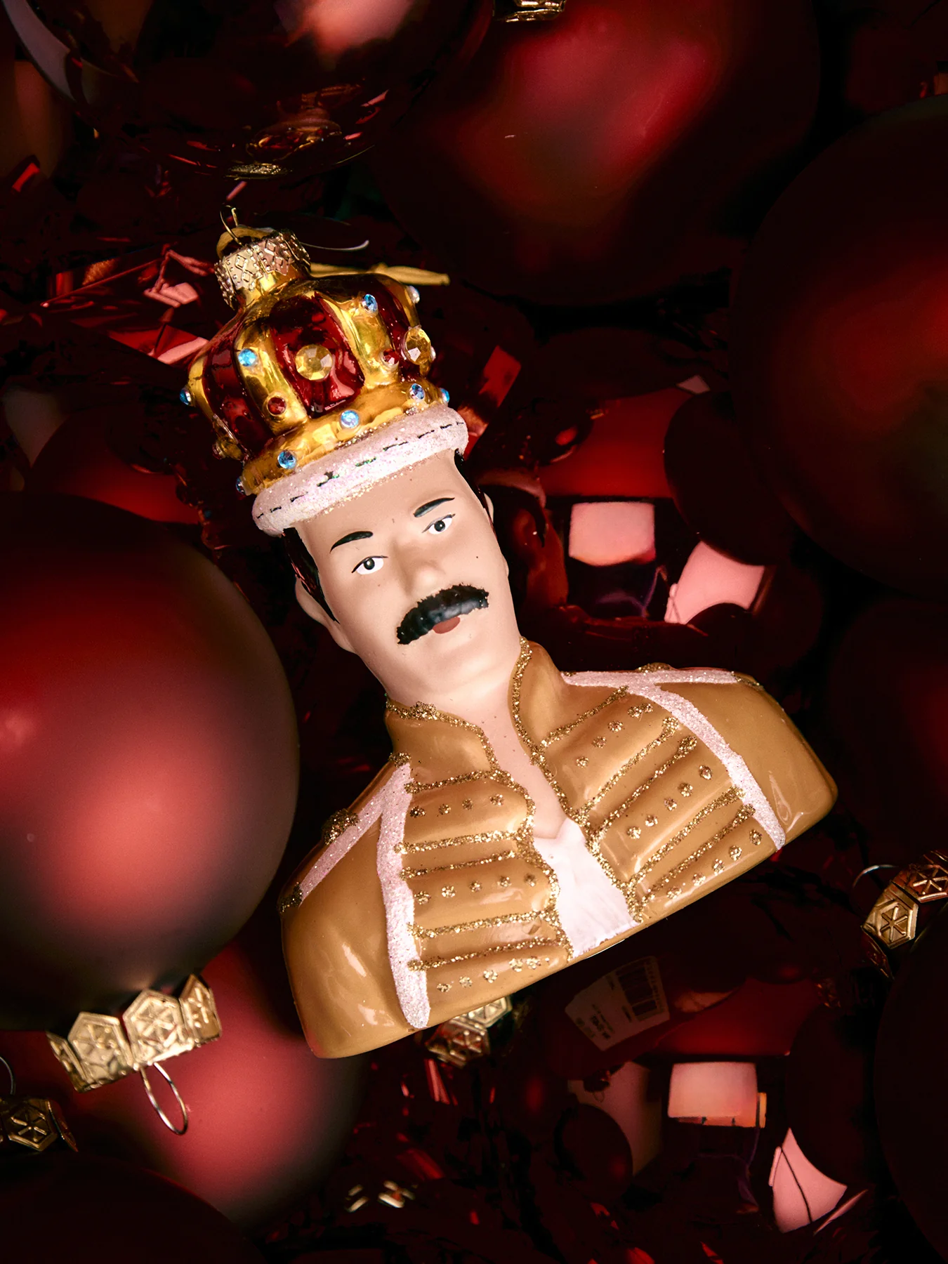Freddie Mercury Christmas Tree Hanging Decoration - Image 2