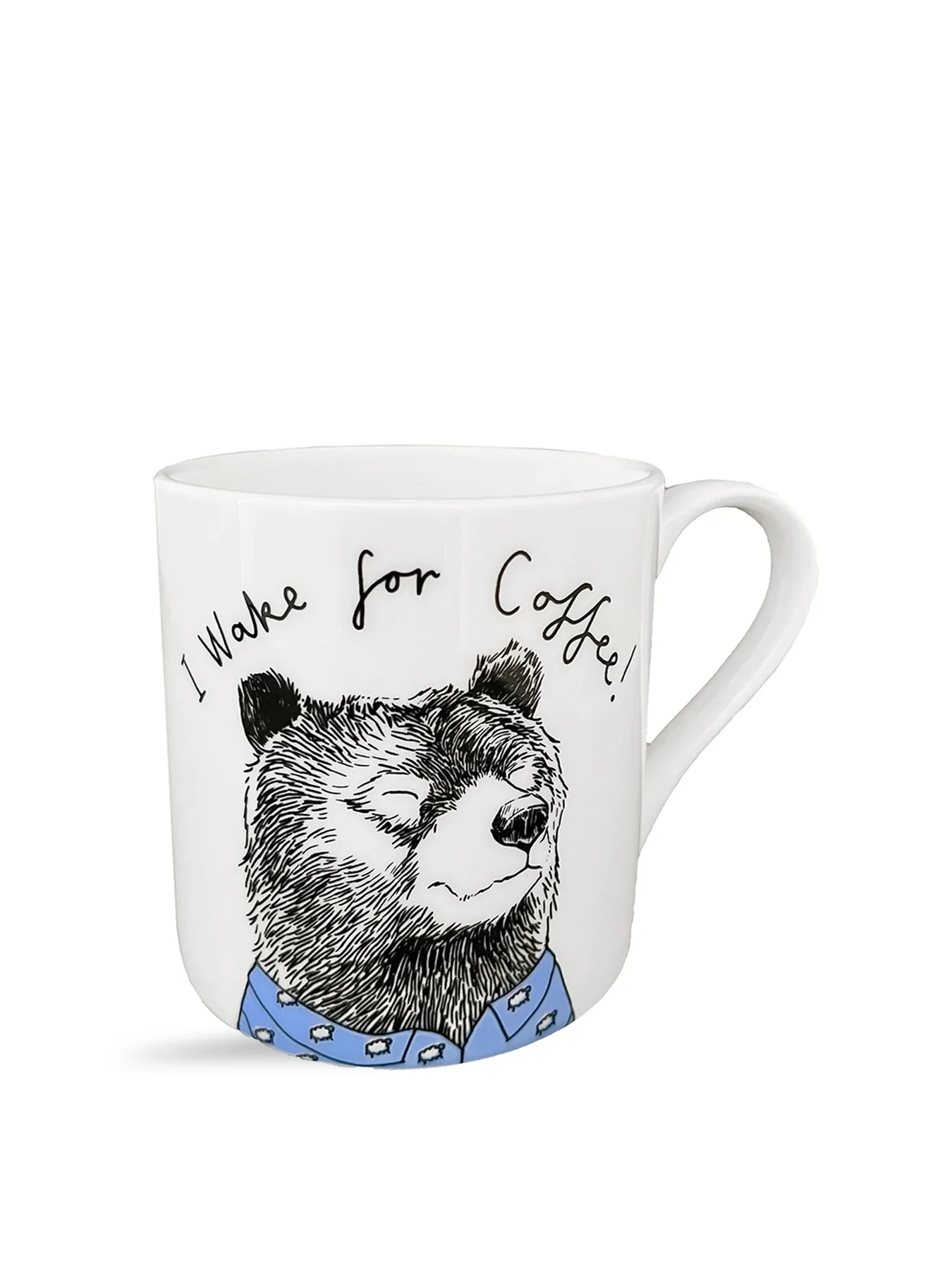 I Wake For Coffee Mug White