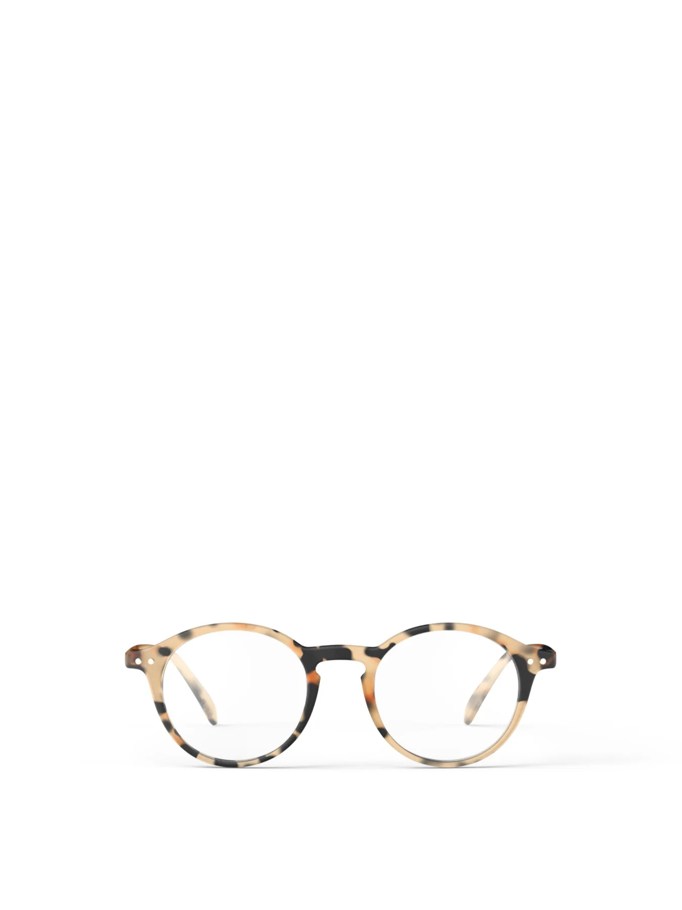 LetmeSee D Reading Glasses Light Tortoise Brown +2.00