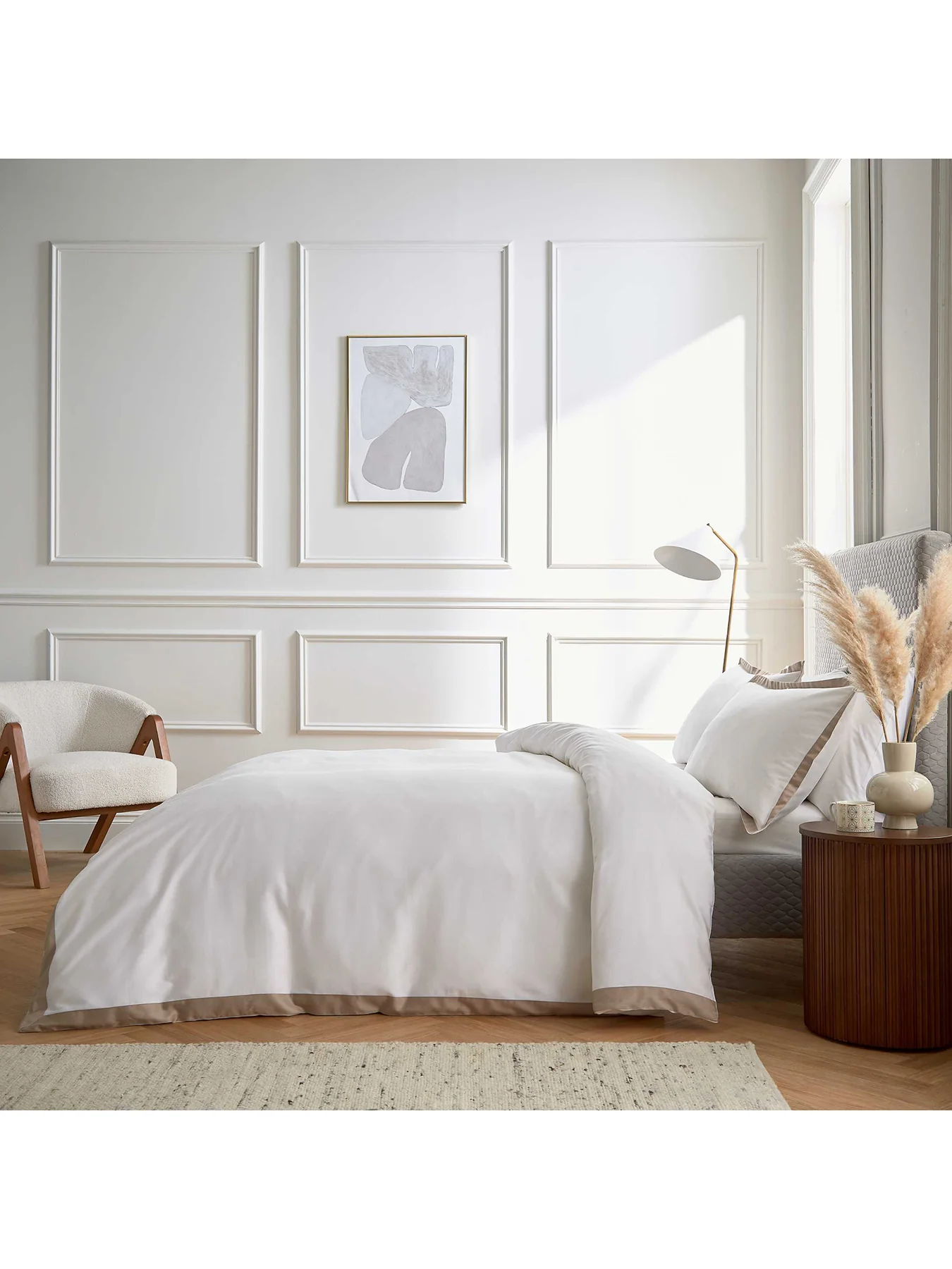 Olenna Bedding Cover Set White - Image 3
