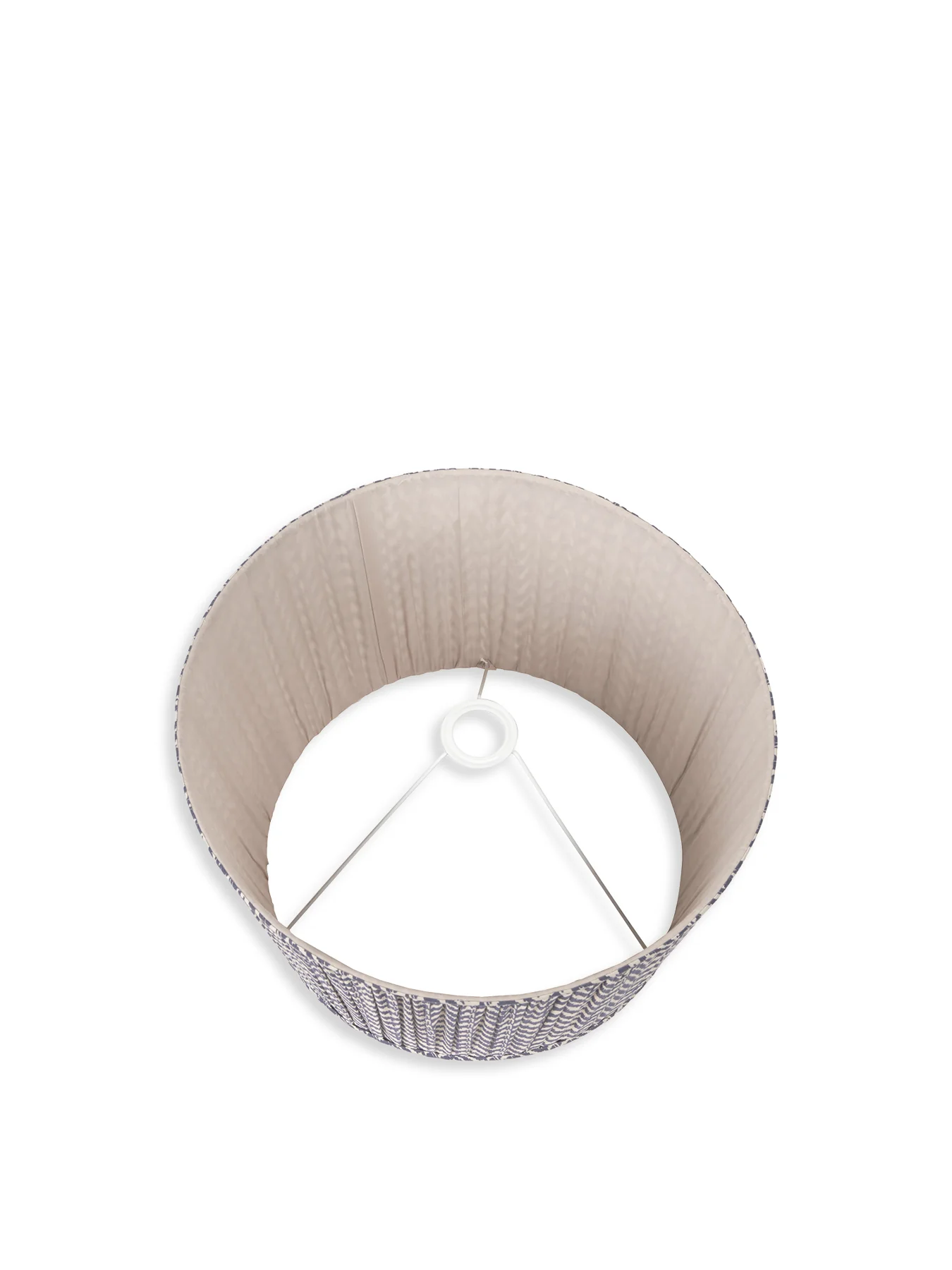 Chevron Mushroom Pleat Shade Blue 35cm - Image 3
