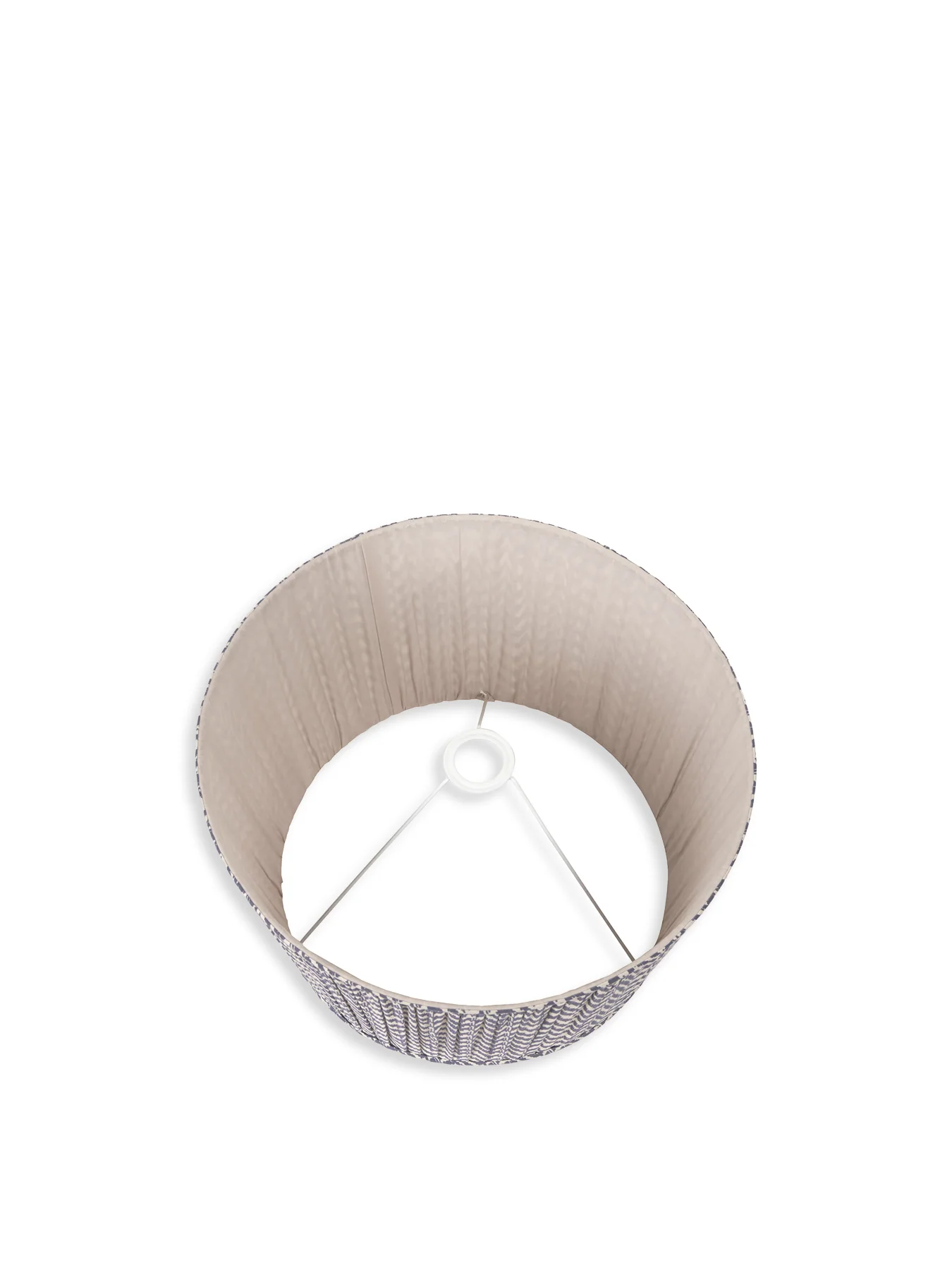 Chevron Mushroom Pleat Shade Blue 40cm - Image 2