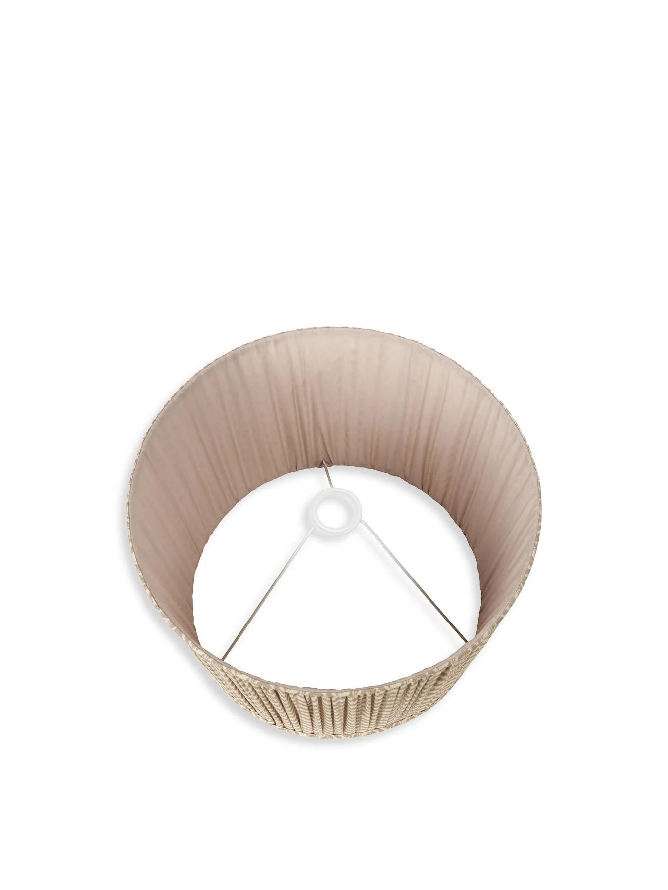 Chevron Mushroom Pleat Shade Beige 50cm - Image 2