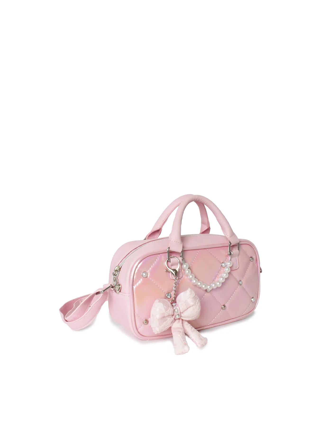 Kids' Bow Top Handle Crossbody Bag Multi - Image 2