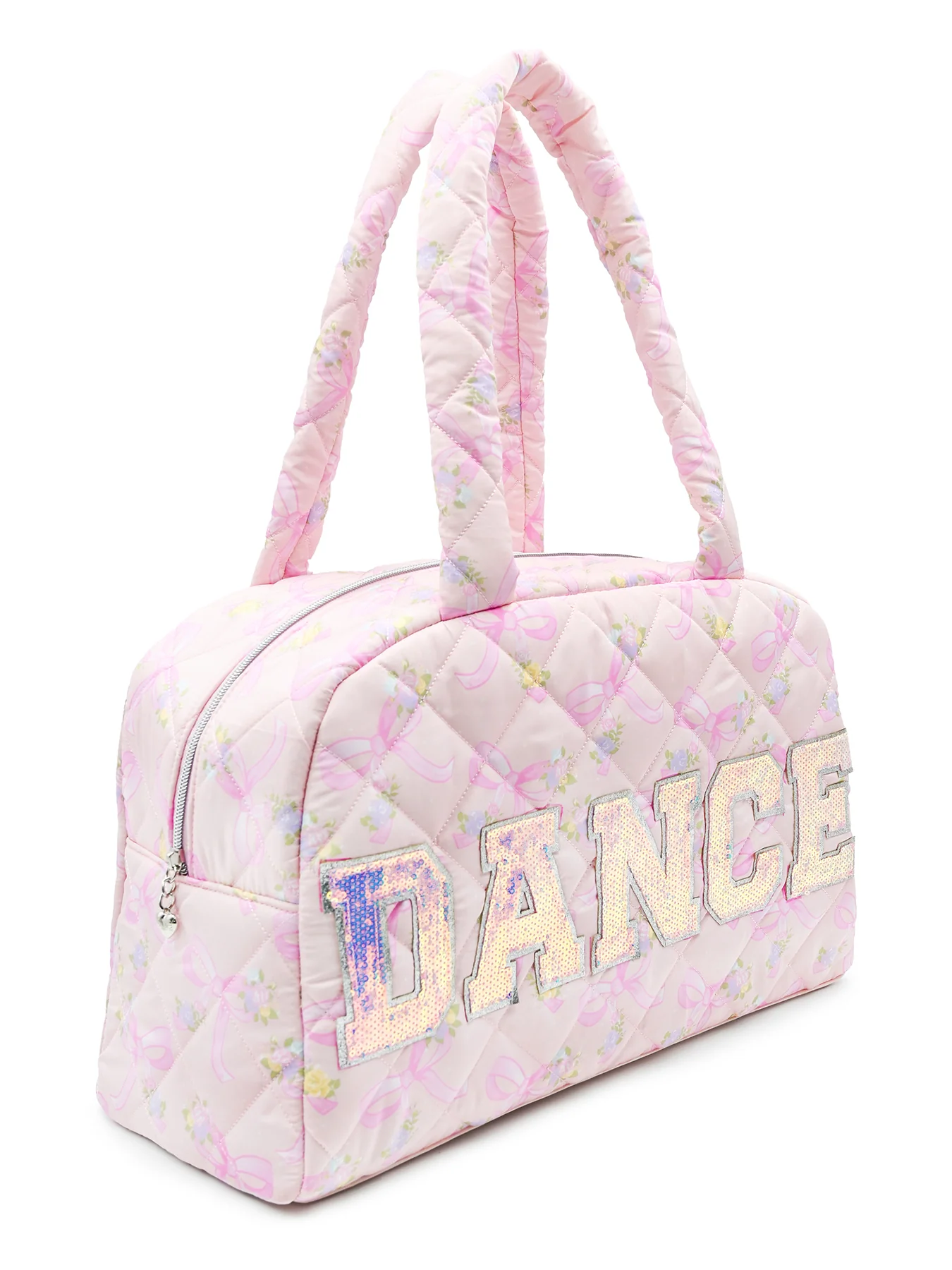 Kids' Floral Quilted Duffle Bag Multi - Image 2