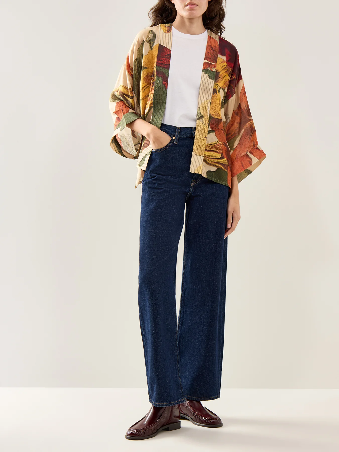 Nasturtium Short Kimono - Image 2