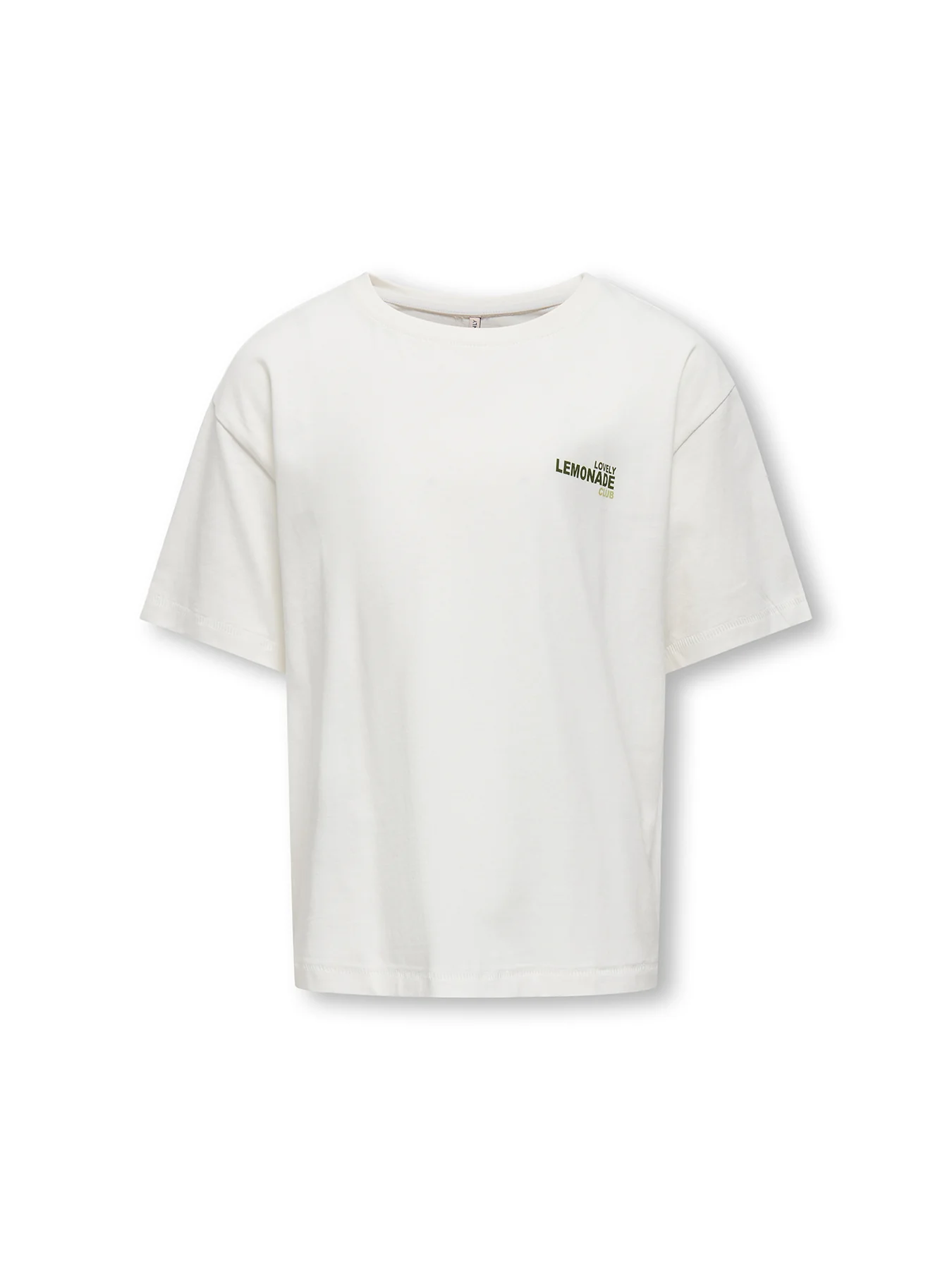 Kids' Loose Organic Cotton T Shirt White