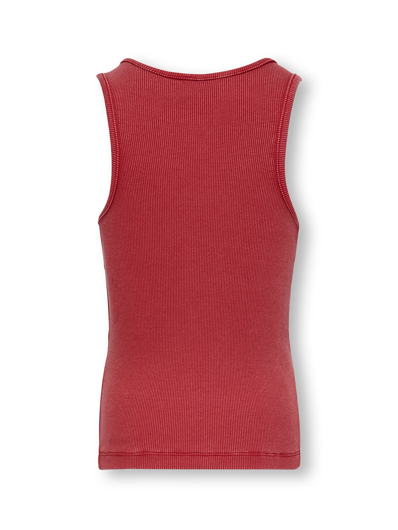 Kids' Embroidered Tank Top Red - Image 2