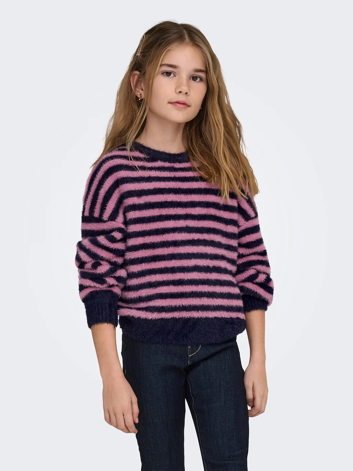 Kids’ Knit Jumper Blue - Image 3