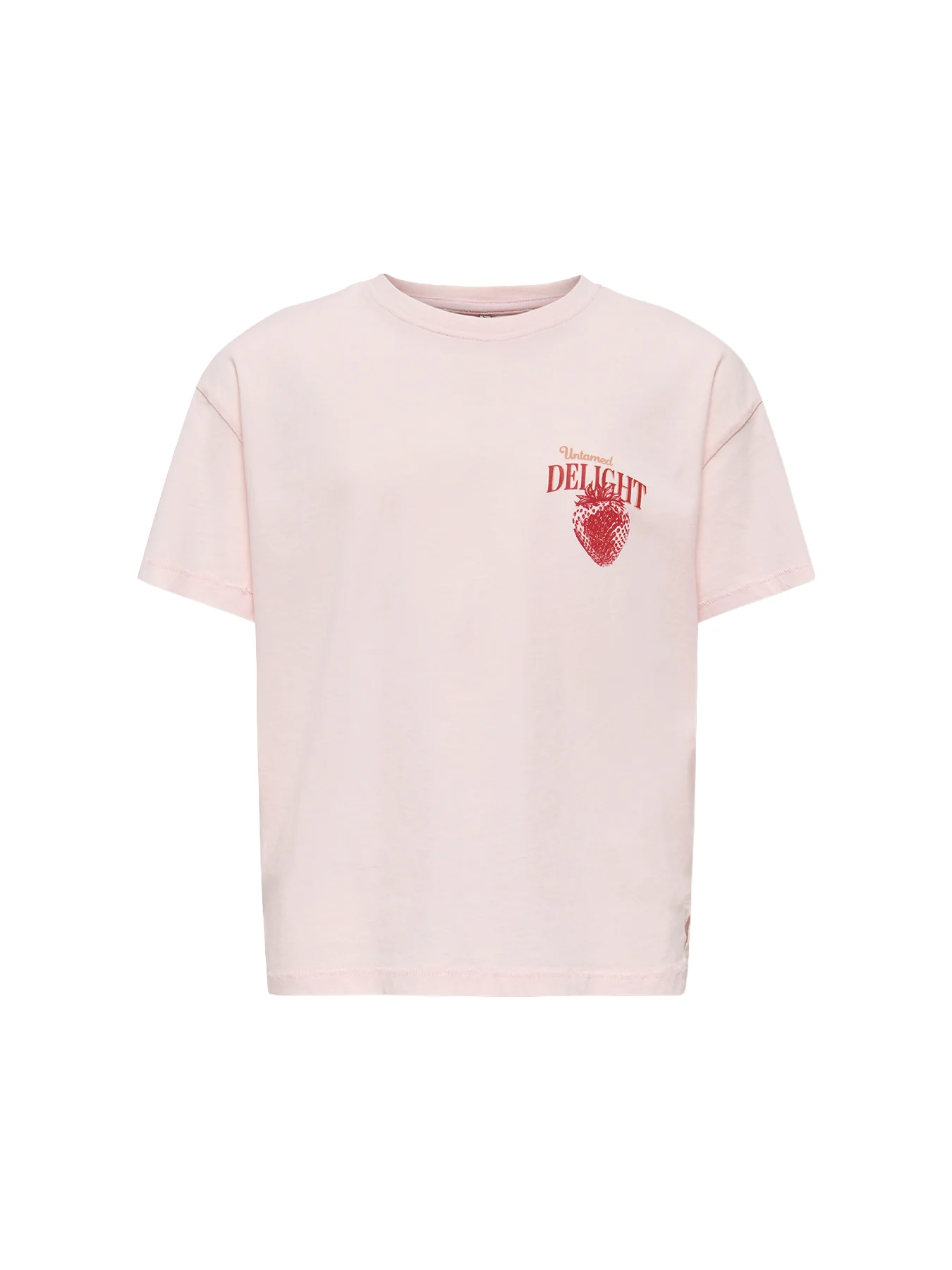 Kids' Printed Short Sleeve T-Shirt Pink