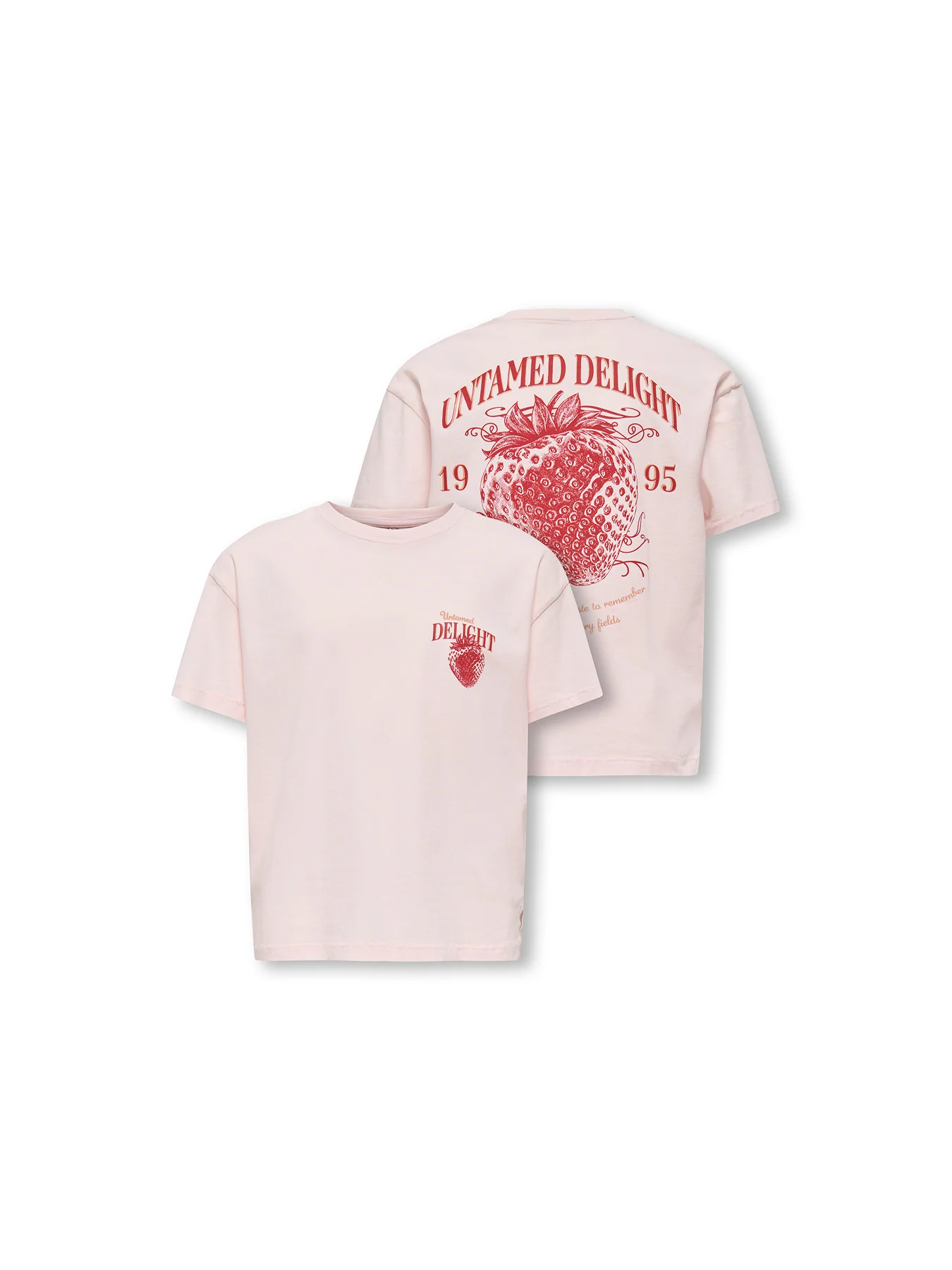 Kids' Printed Short Sleeve T-Shirt Pink - Image 4