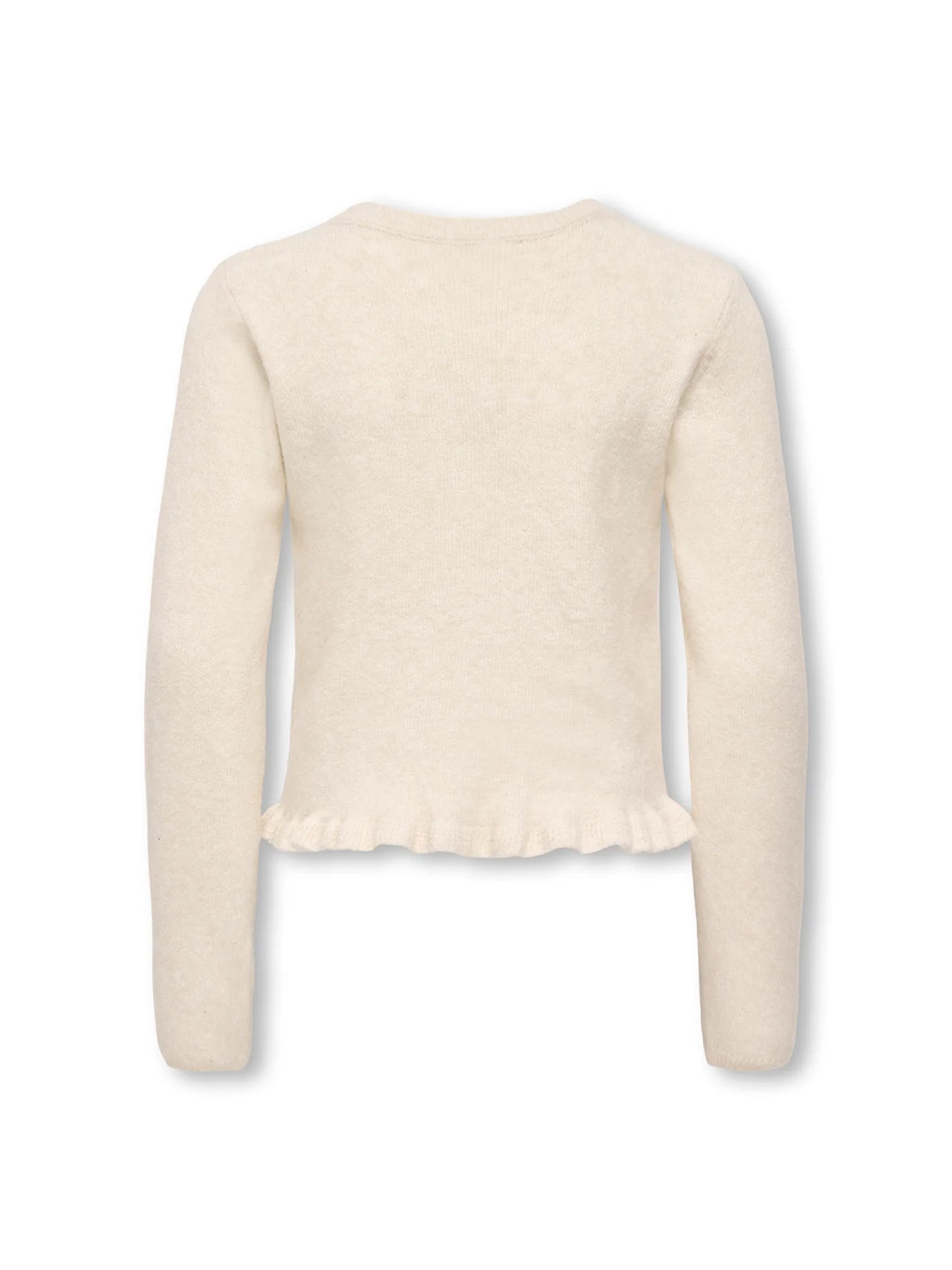 Kids’ Shelda Life Ruffle Knit Top Cream - Image 3