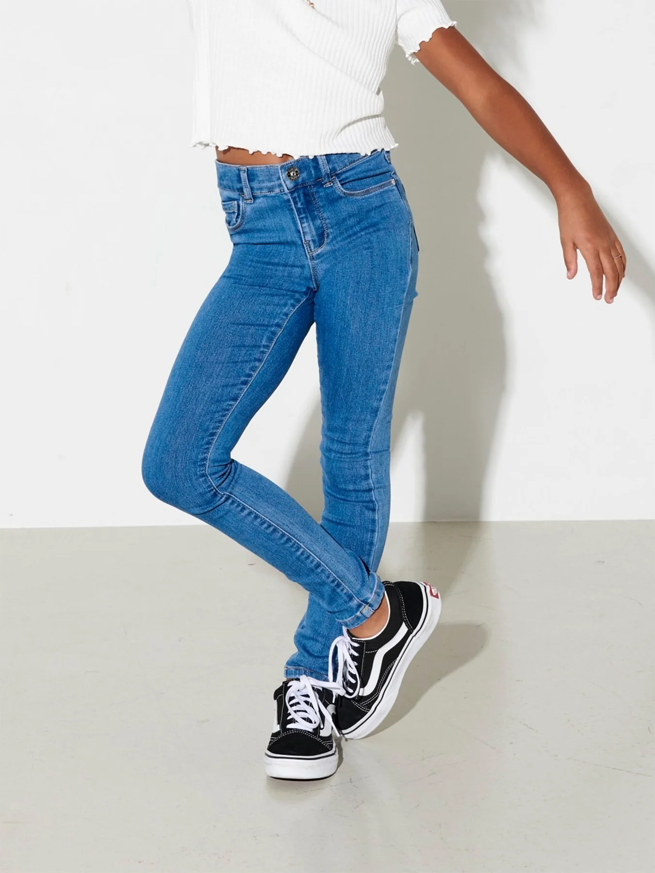 Kids’ Rain Regular Fit Skinny Jeans Blue - Image 3