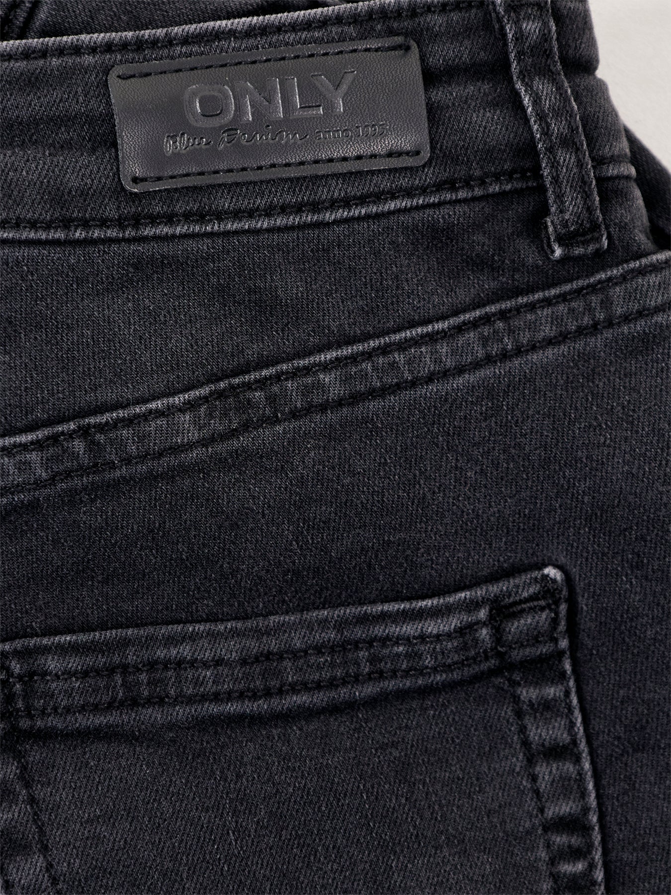 Blush Mid Waist Skinny Jeans Black - Image 3