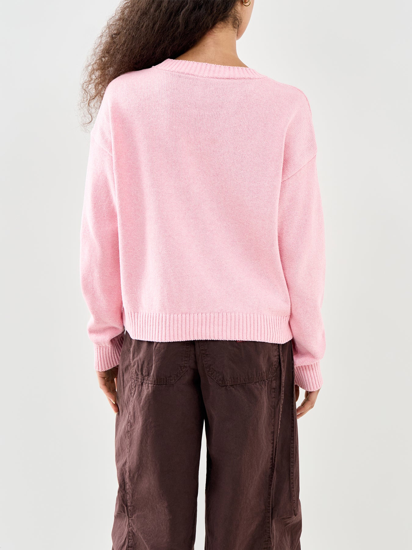 Elise Knit Jumper Pink - Image 5