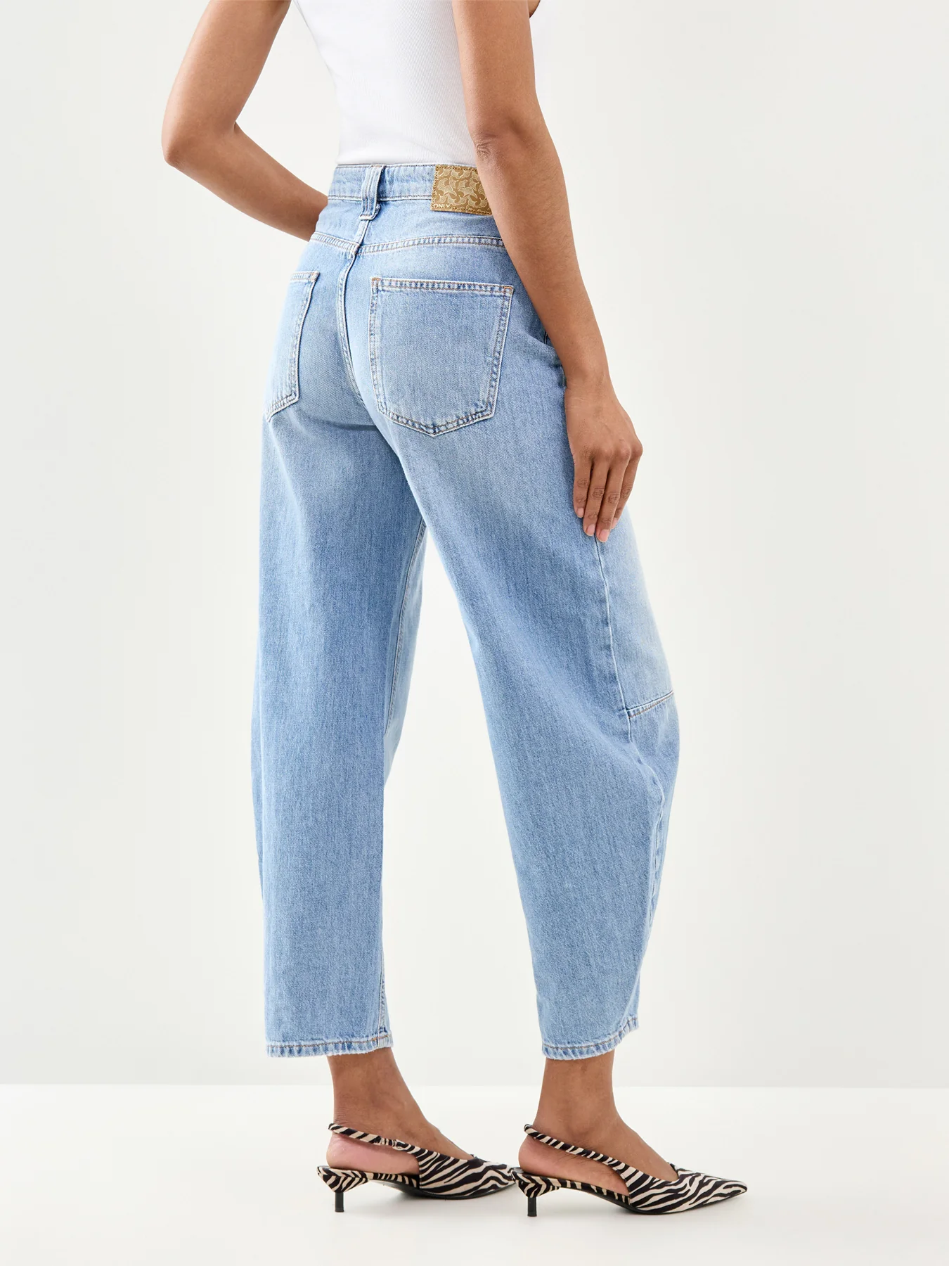 Frankie Barrel Jeans Denim 30" - Image 5