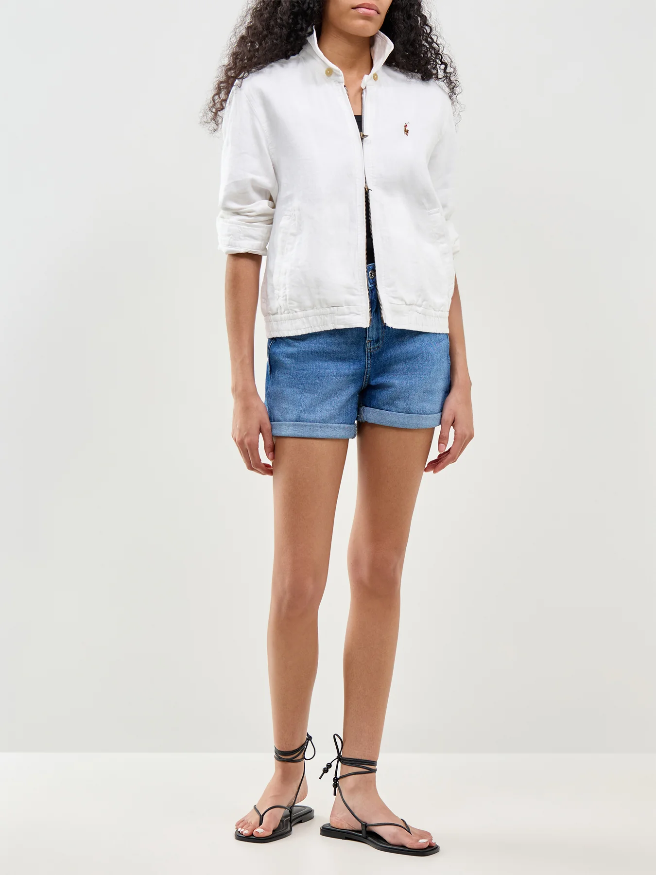Josephine Denim Shorts Blue - Image 2