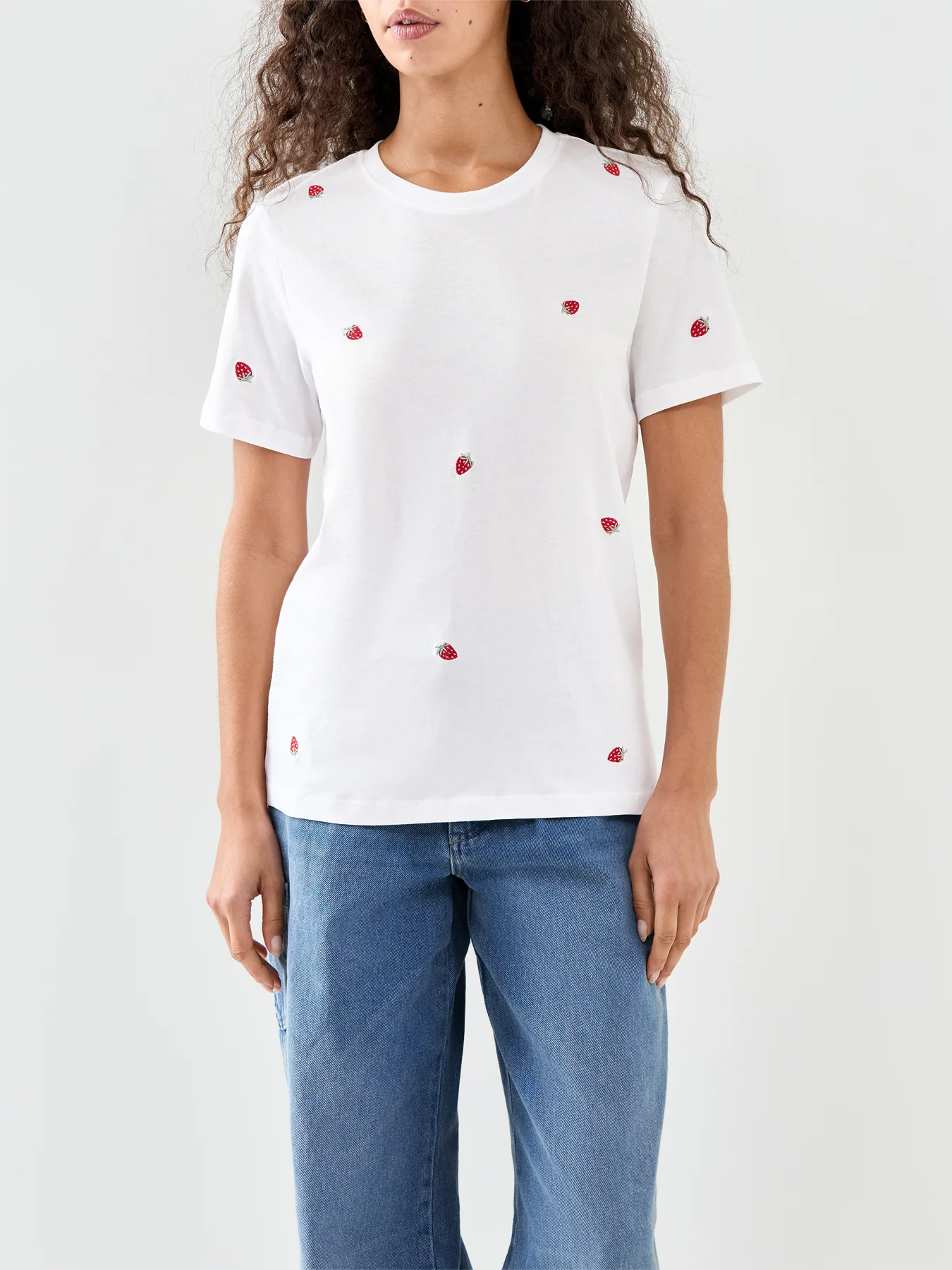 Ketty Organic Cotton Short Sleeve T Shirt White - Image 4
