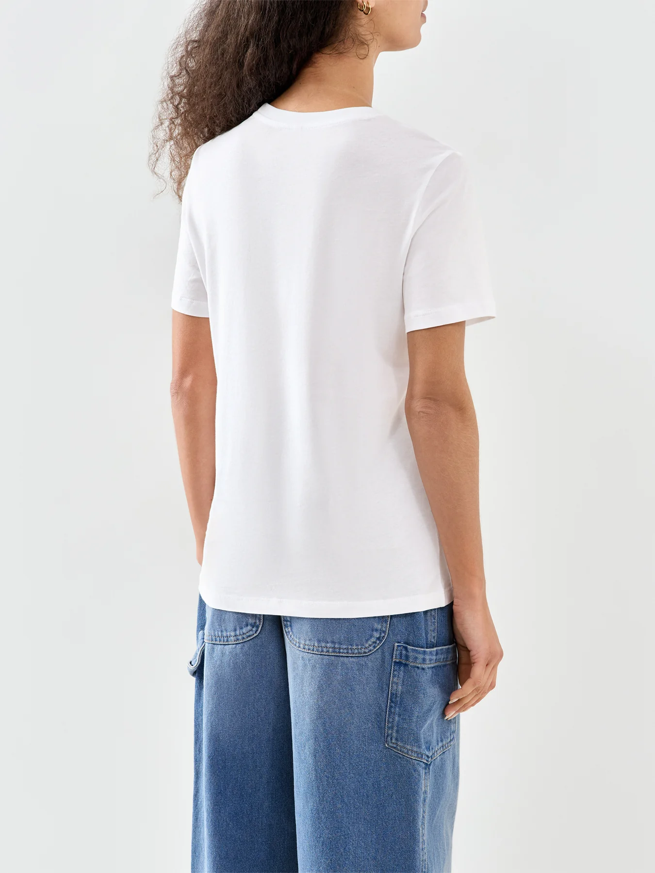 Ketty Organic Cotton Short Sleeve T Shirt White - Image 5