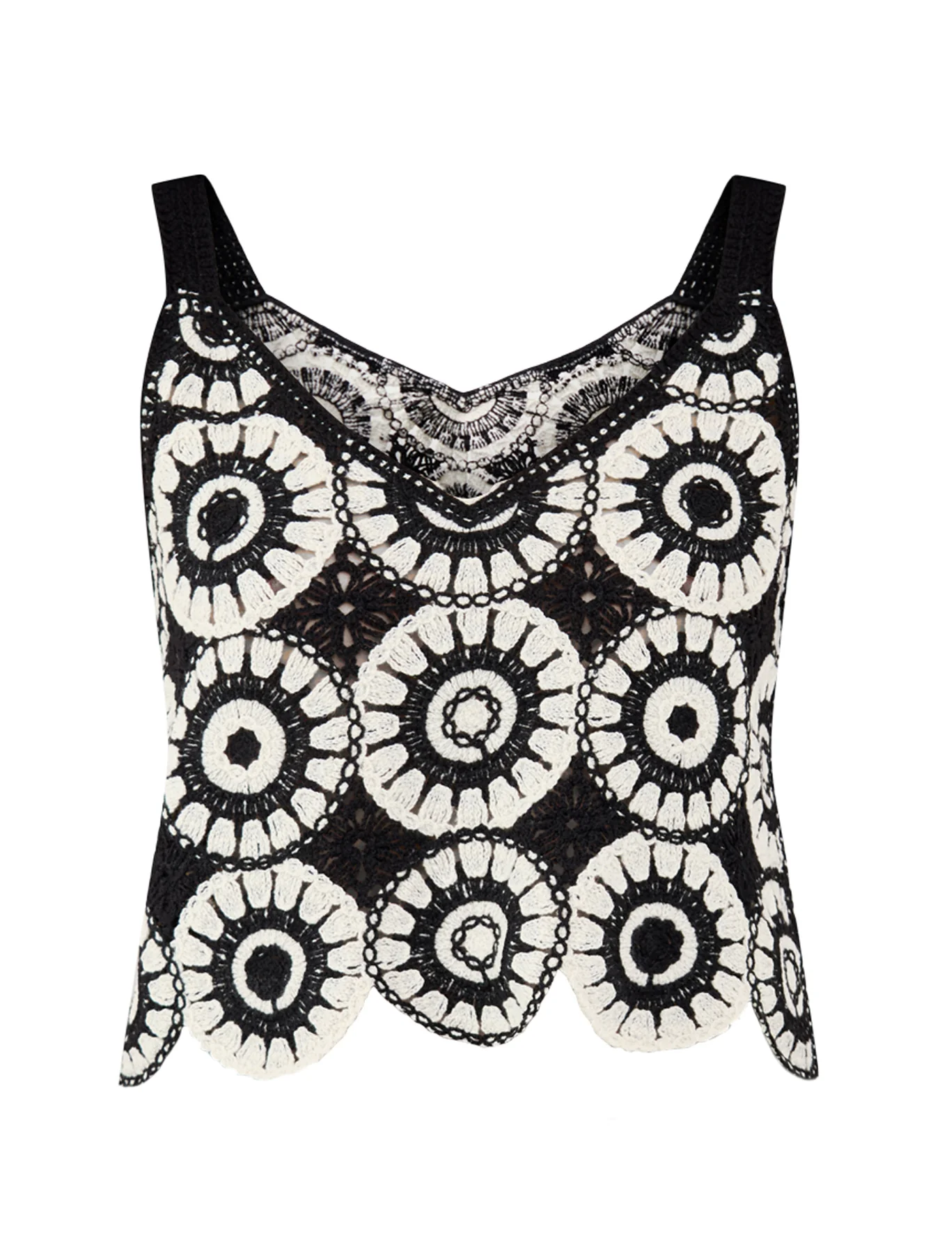 Vonne Sleeveless Knit Top Black