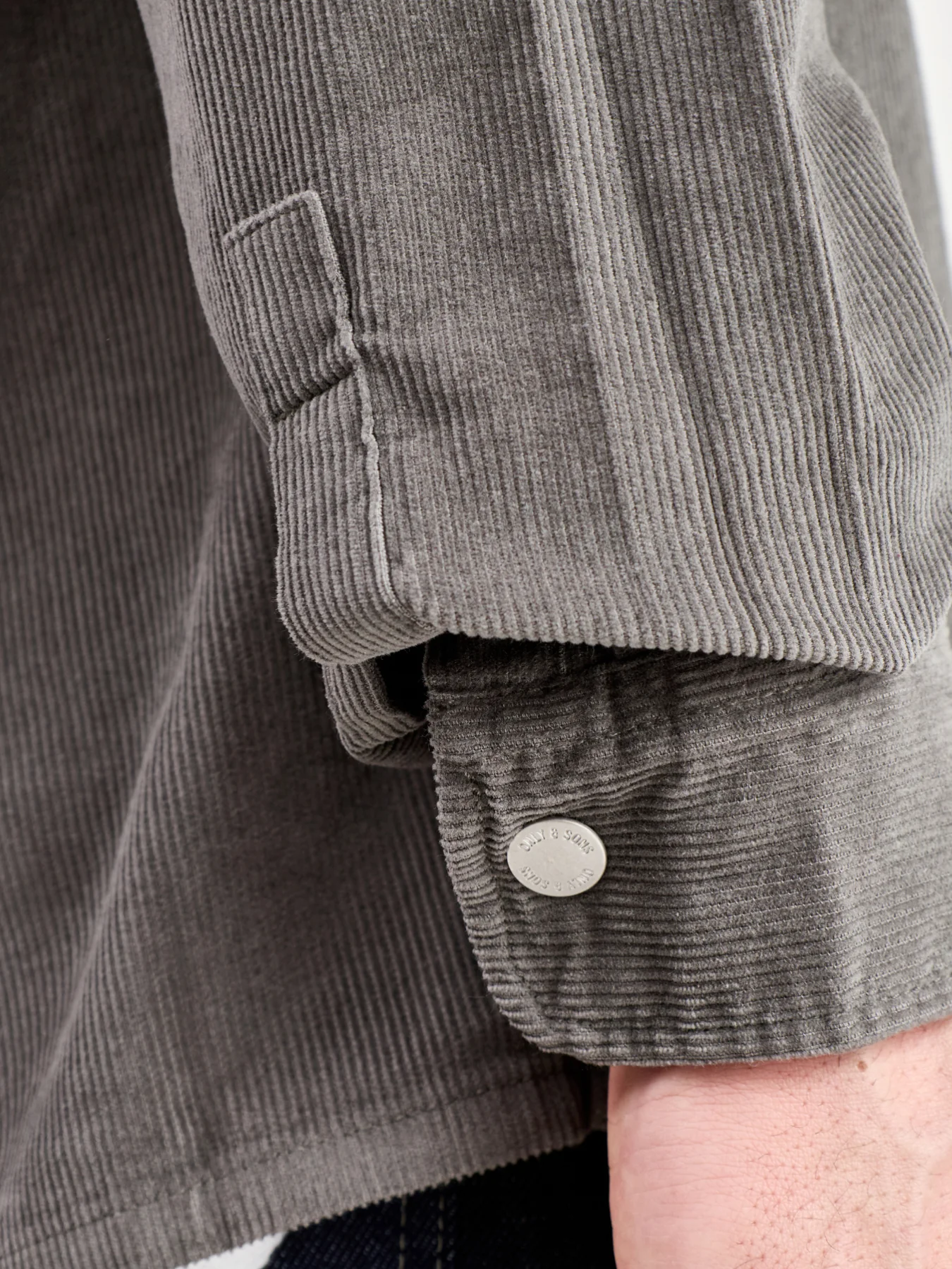 Alp Cord Shirt Jacket Green - Image 3