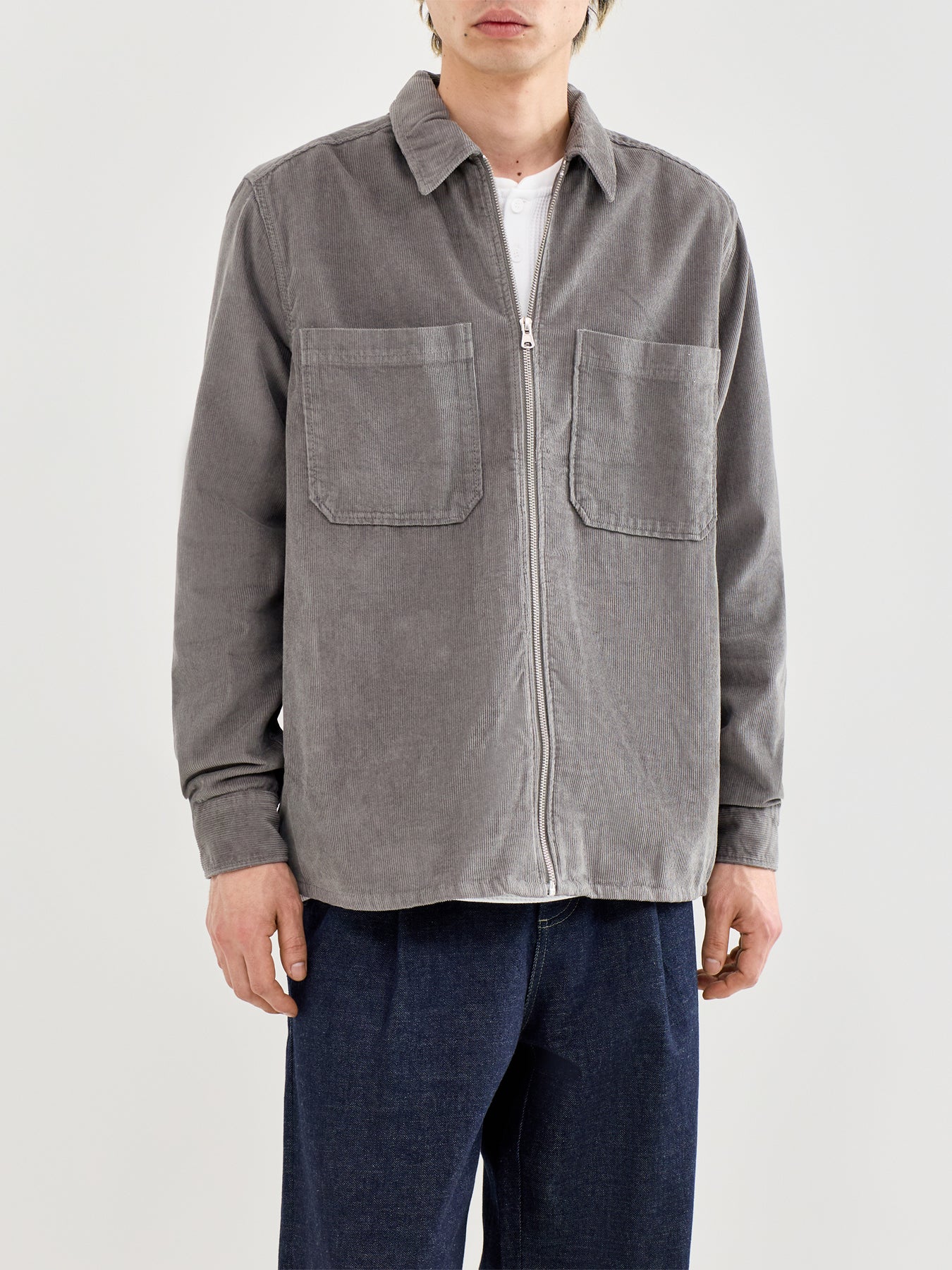 Alp Cord Shirt Jacket Green - Image 4