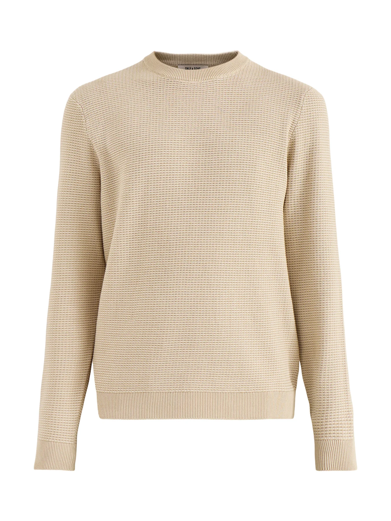 Onsdave Regular Long Sleeve Crew Neck Knit Grey