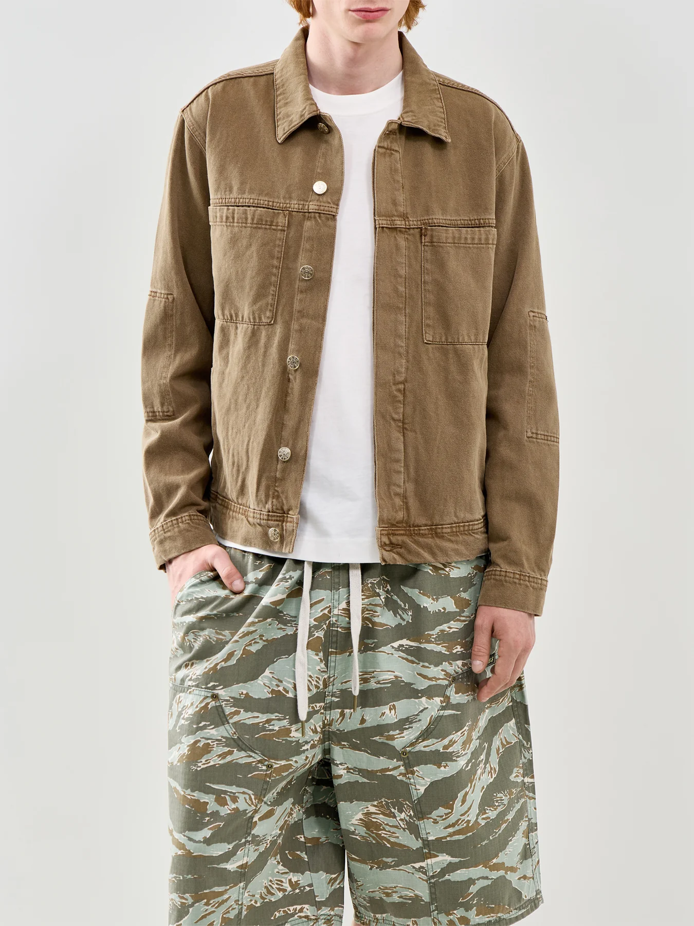 Brown Denim Jacket - Image 4