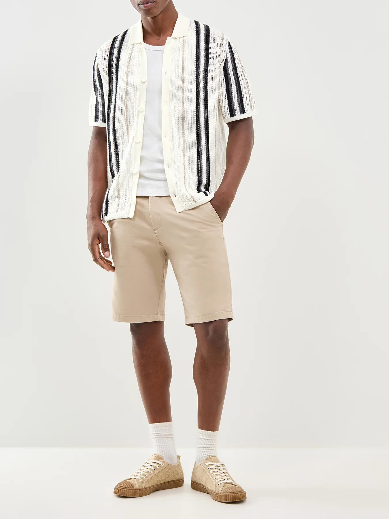 Onsleon Short Sleeve Knit Shirt Striped - Image 2