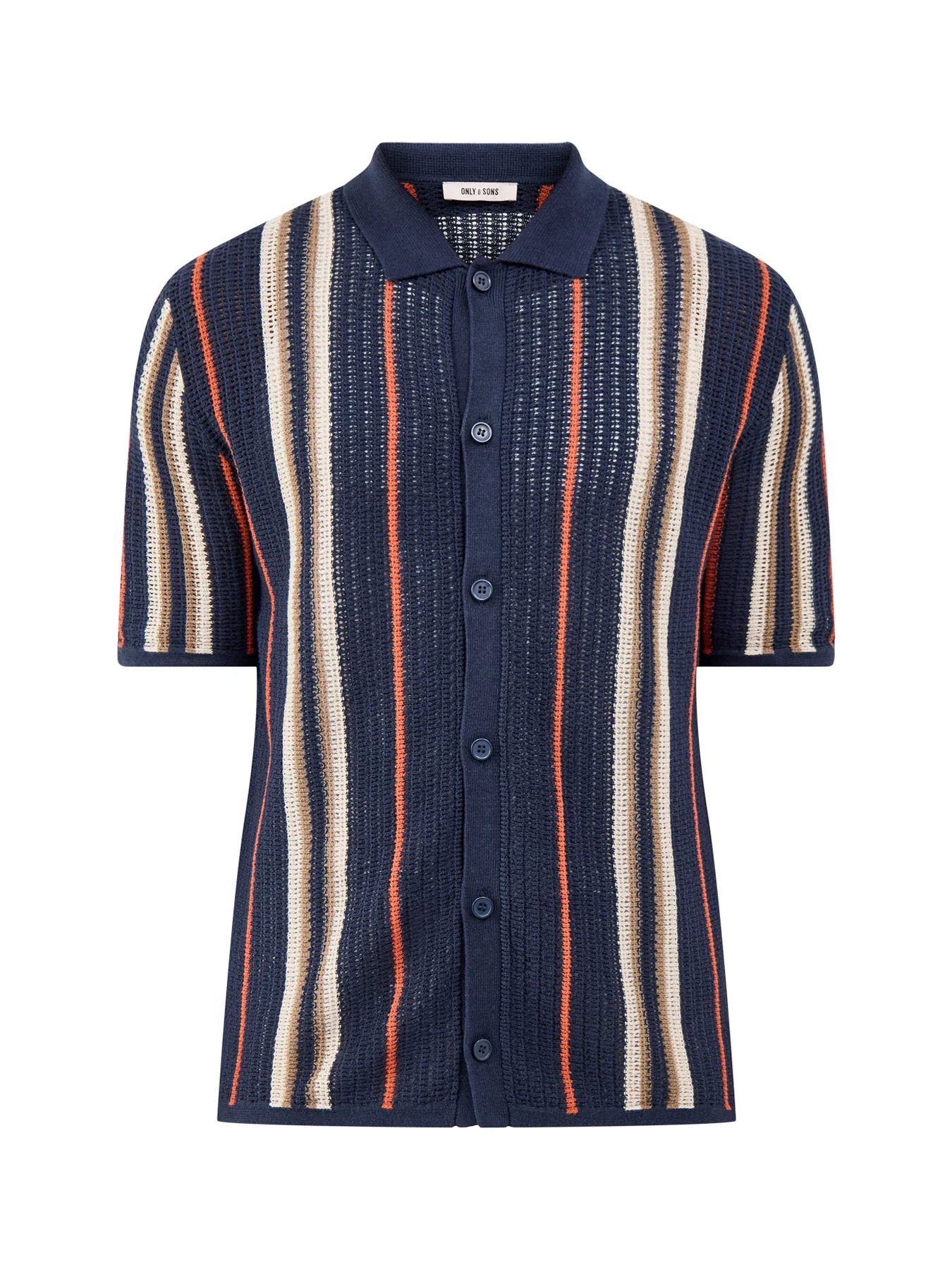 Onsleon Short Sleeve Knit Shirt Navy