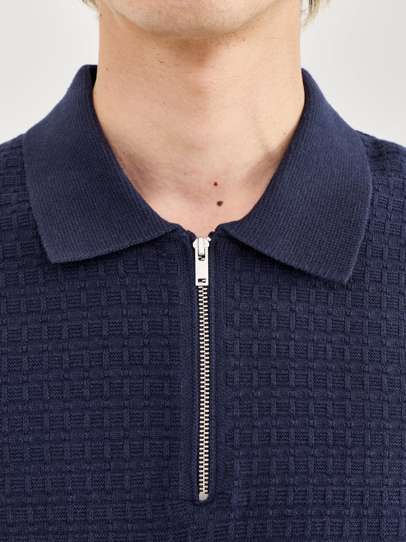 Menu Structure Polo Shirt Blue - Image 3