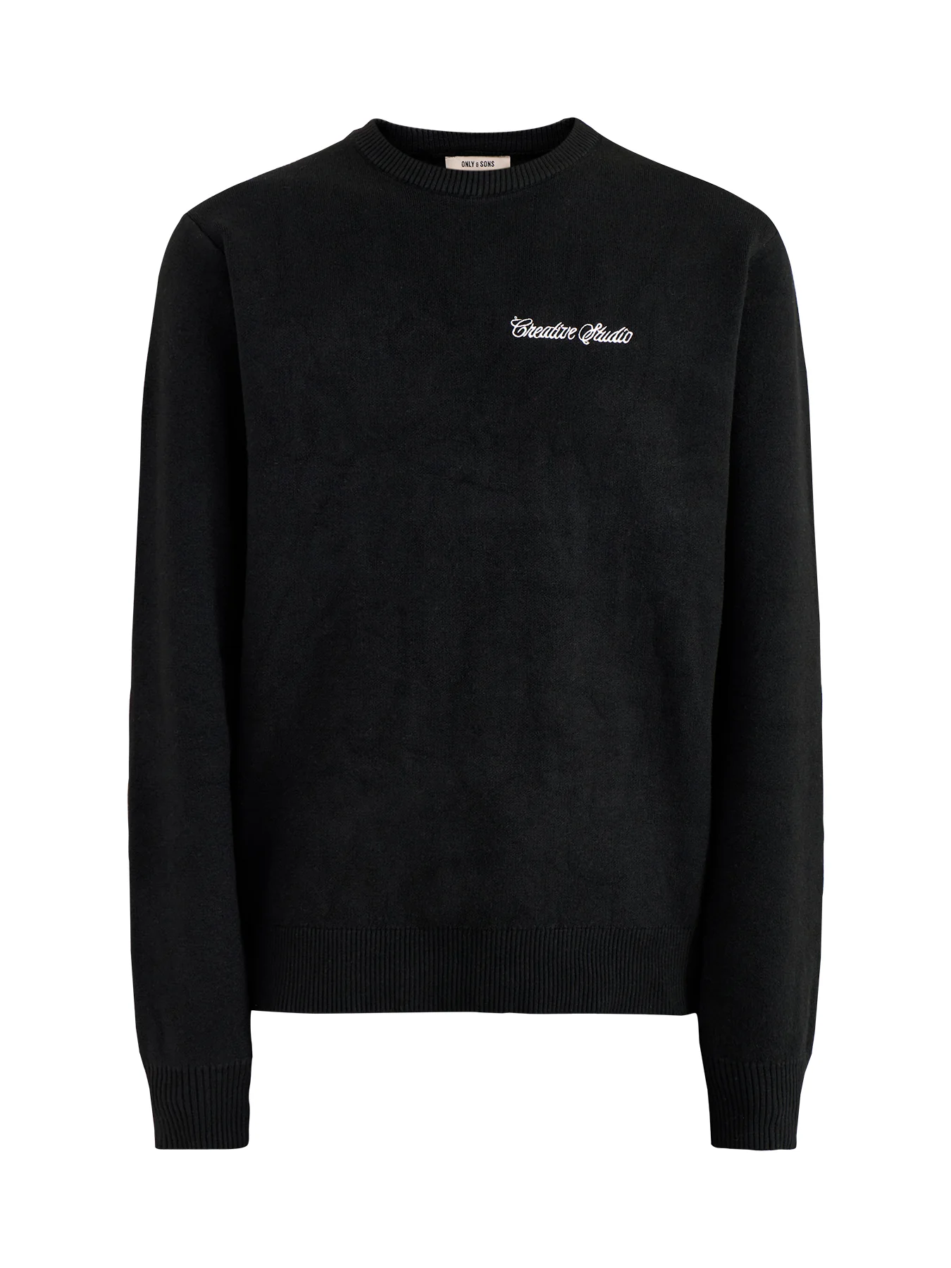 Crew Neck Knit Black