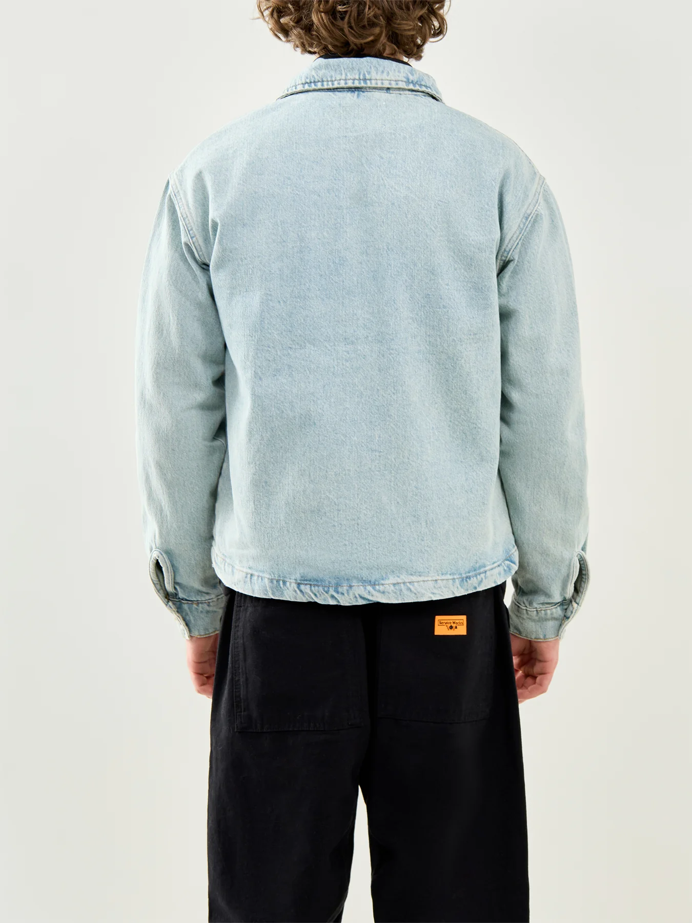 Sprick Boxy Denim Jacket Blue - Image 4
