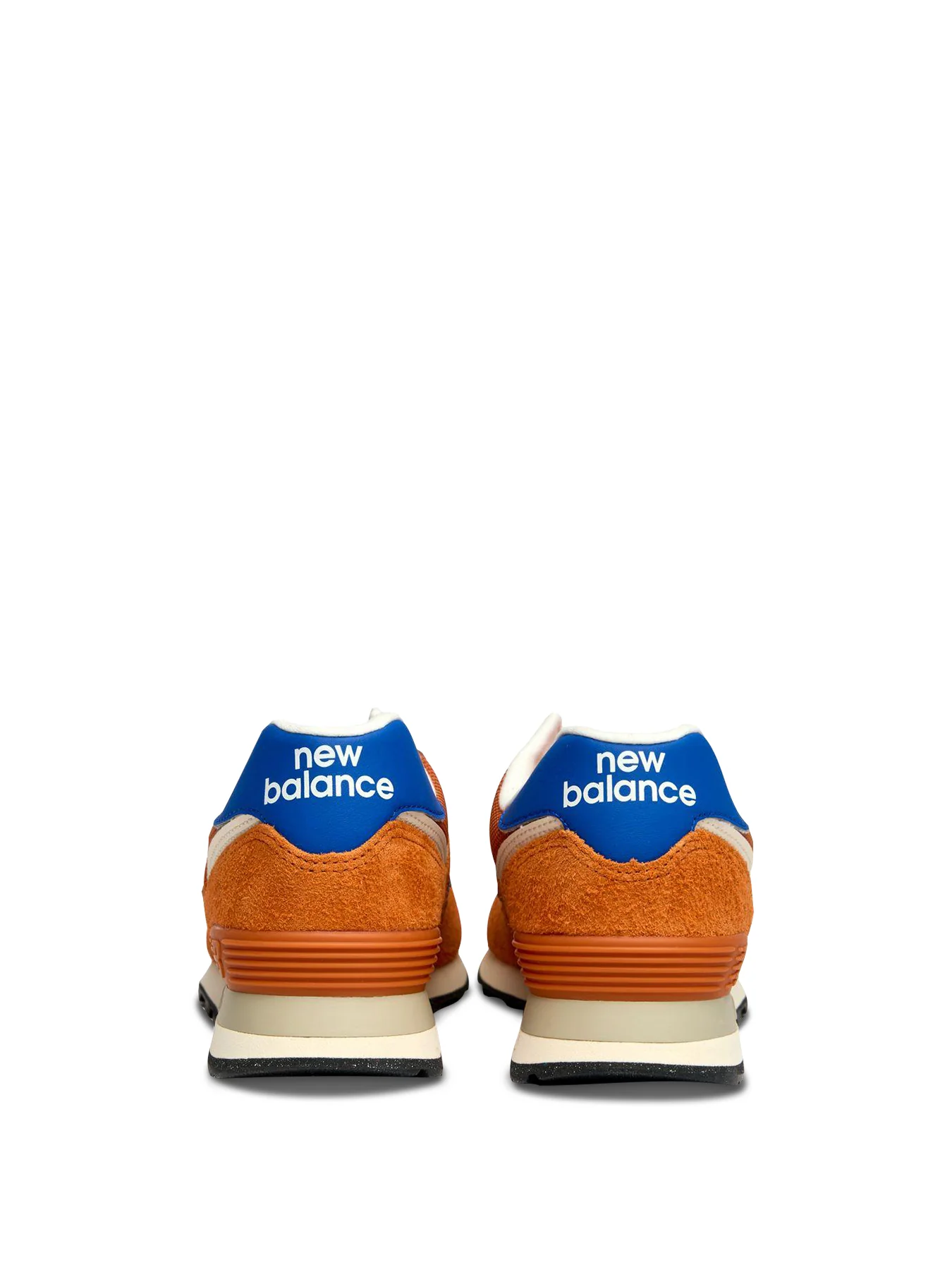 New Balance 574 Trainers Orange - Image 3