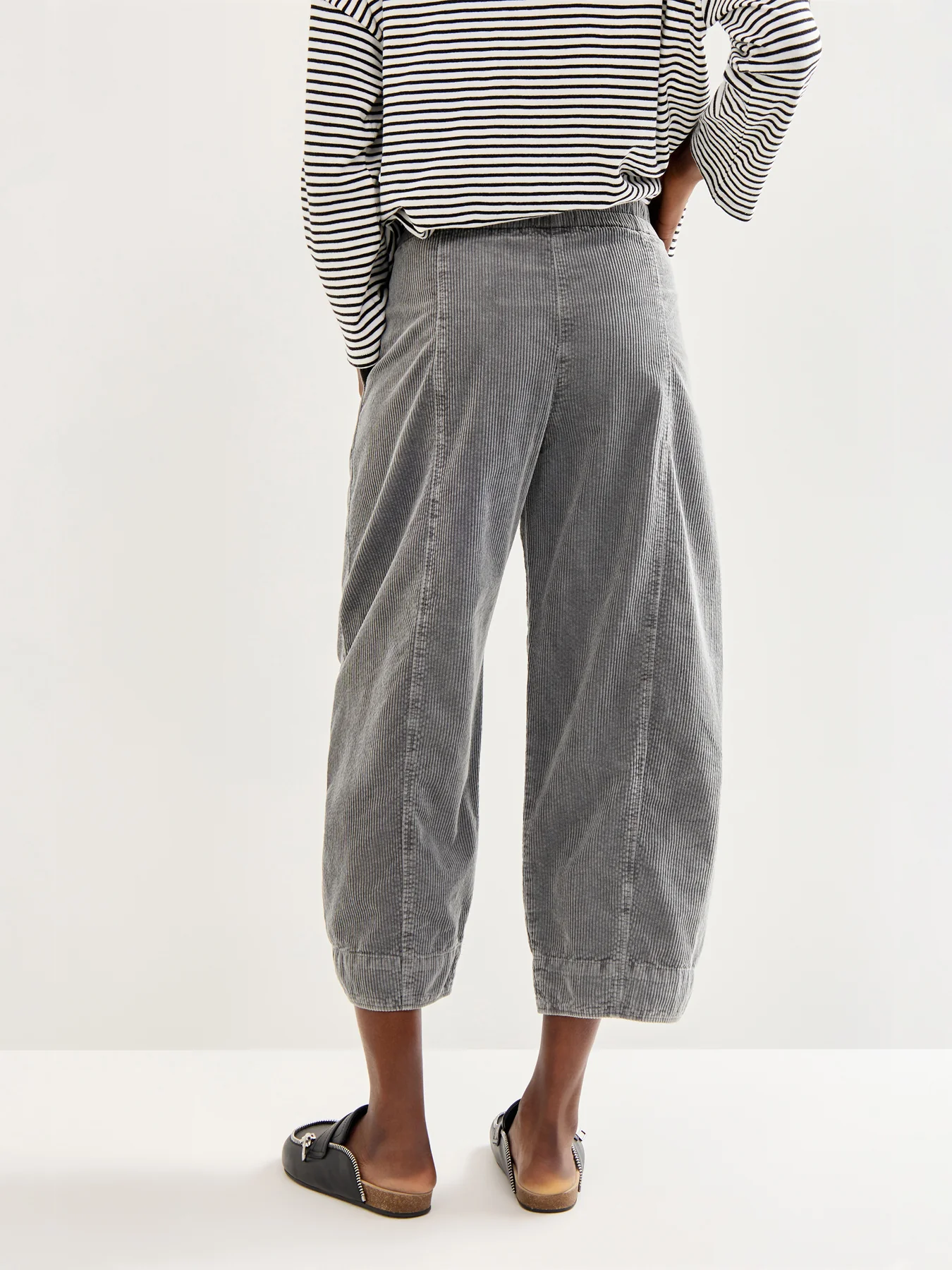 Hose 517 Cotton Trouser Grey - Image 5